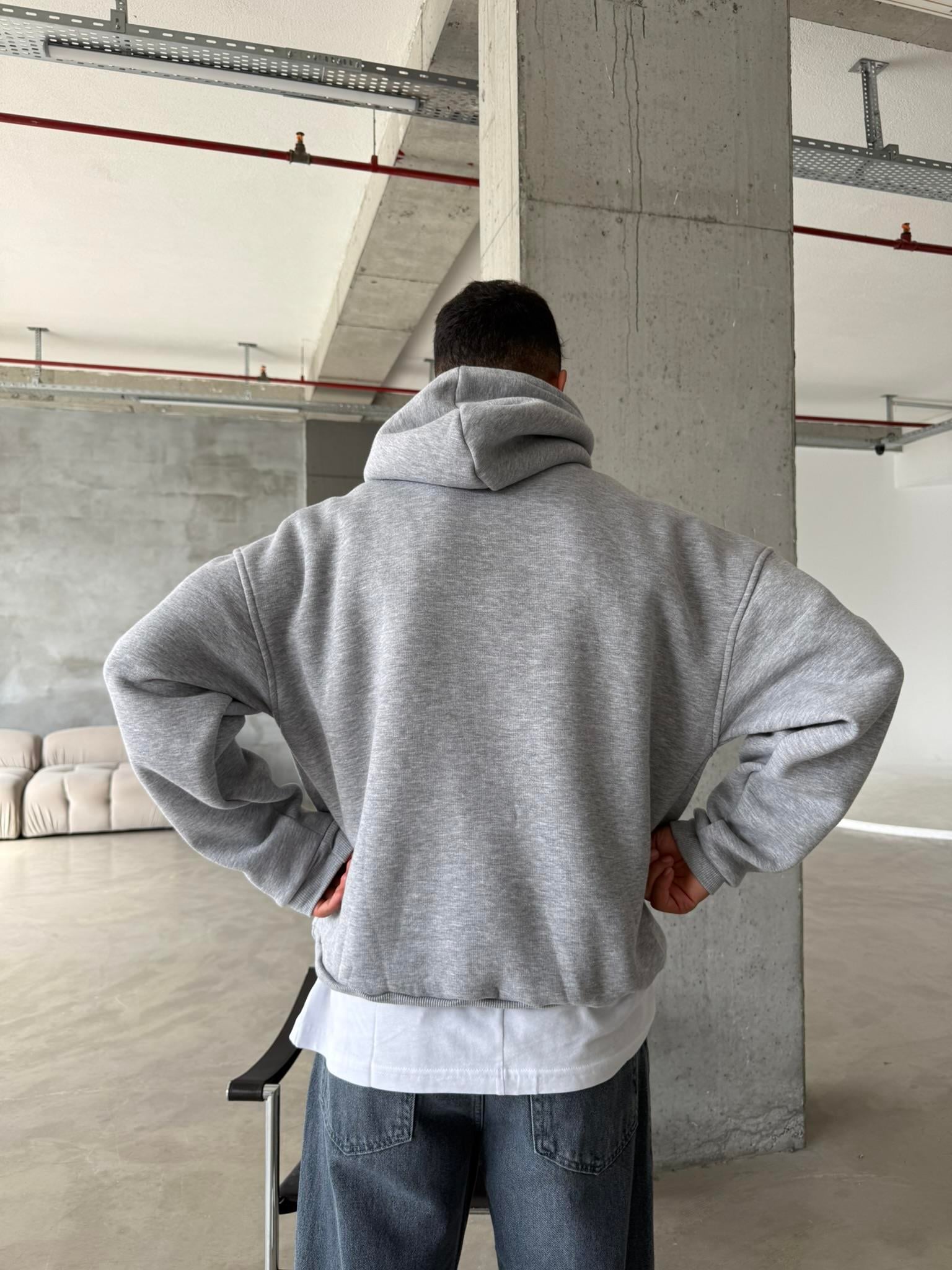 AGE Oversize Sweatshirt - Gri