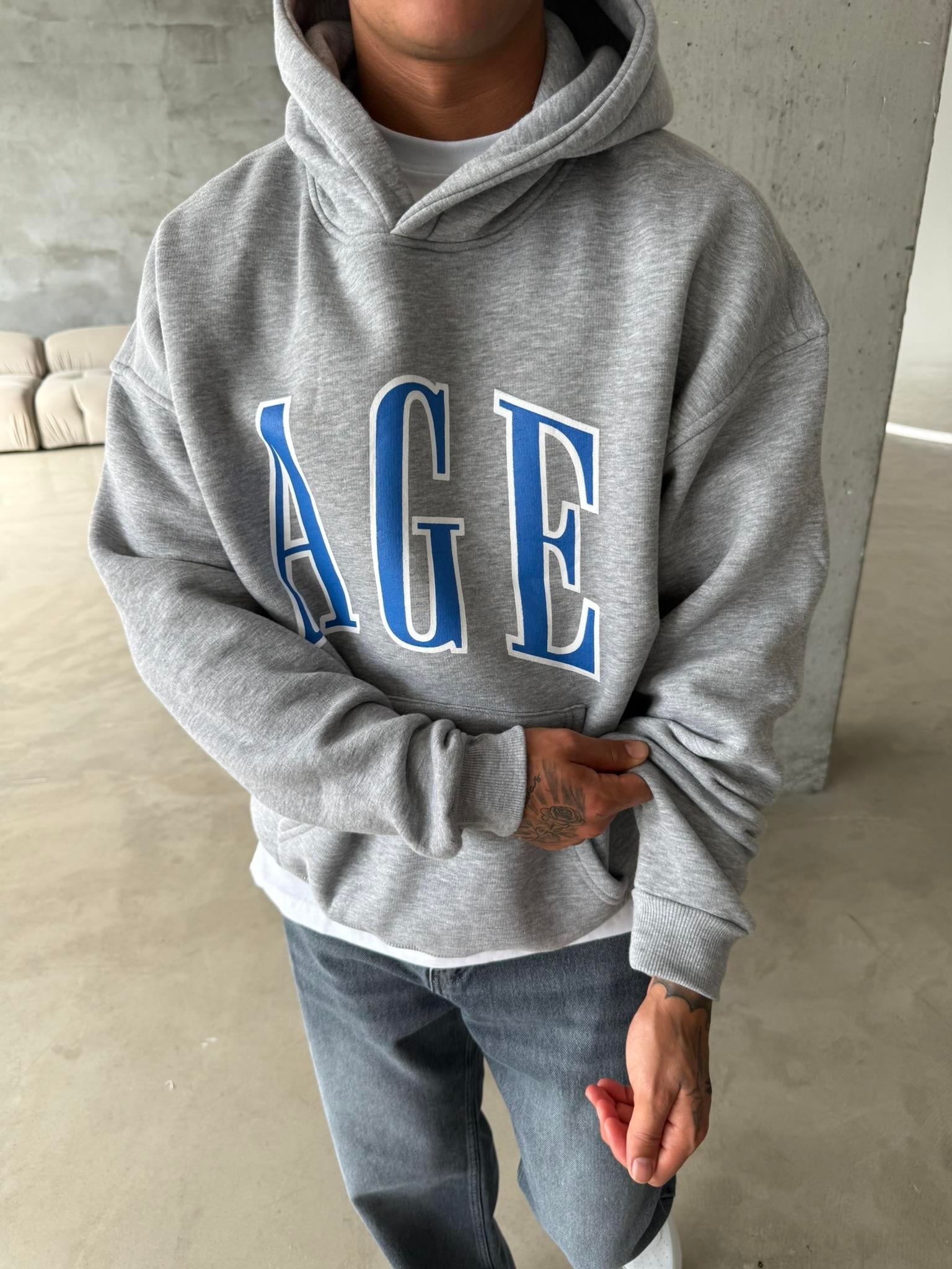 AGE Oversize Sweatshirt - Gri