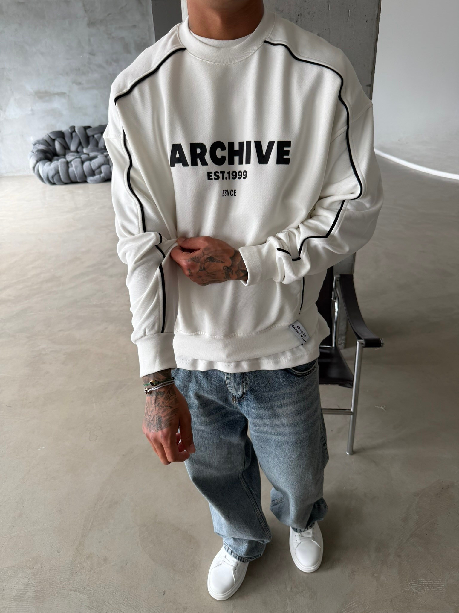 Archıve EST Premium Bisiklet Yaka Sweat
