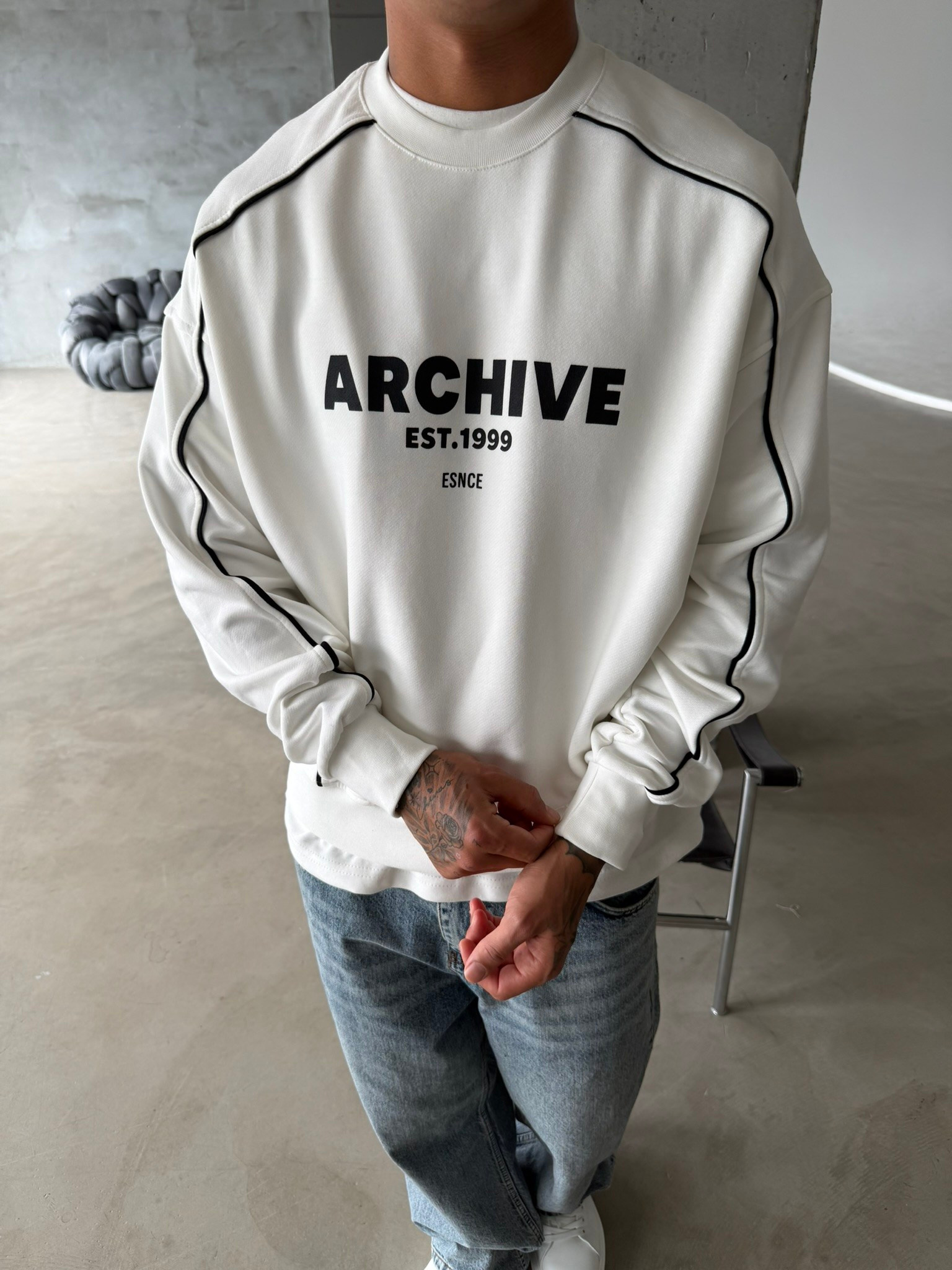 Archıve EST Premium Bisiklet Yaka Sweat