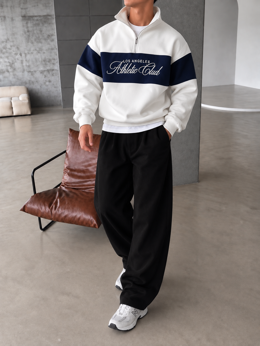 Athletic Club Nakışlı Premium Sweat