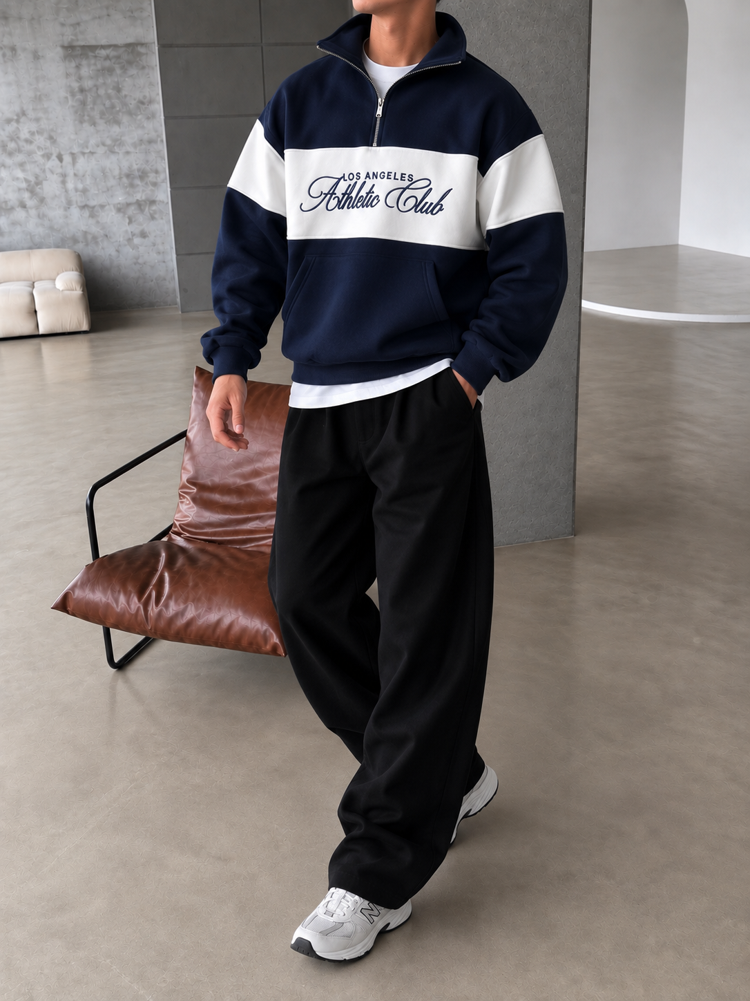 Athletic Club Nakışlı Premium Sweat