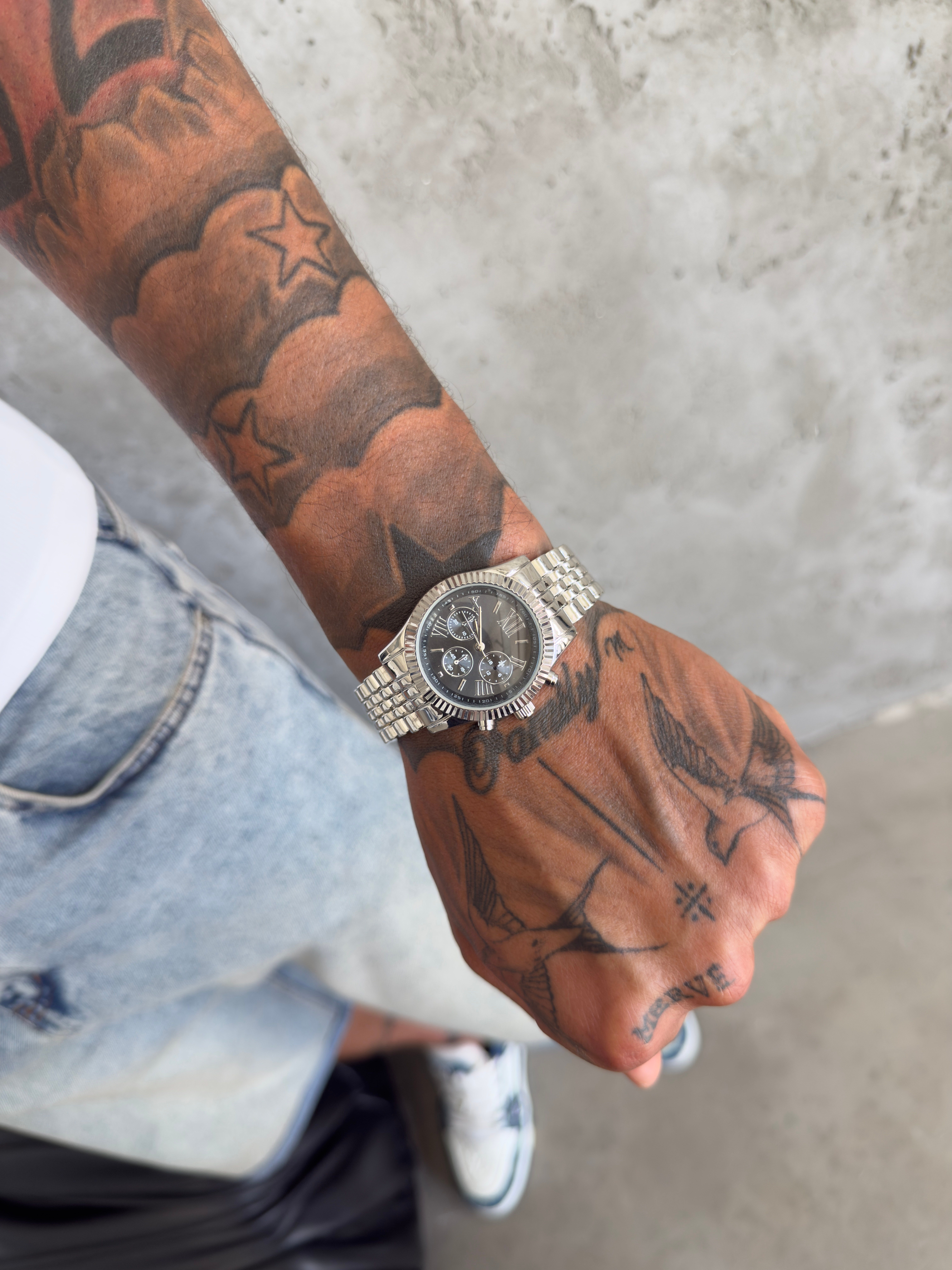 Auro Steel Watch