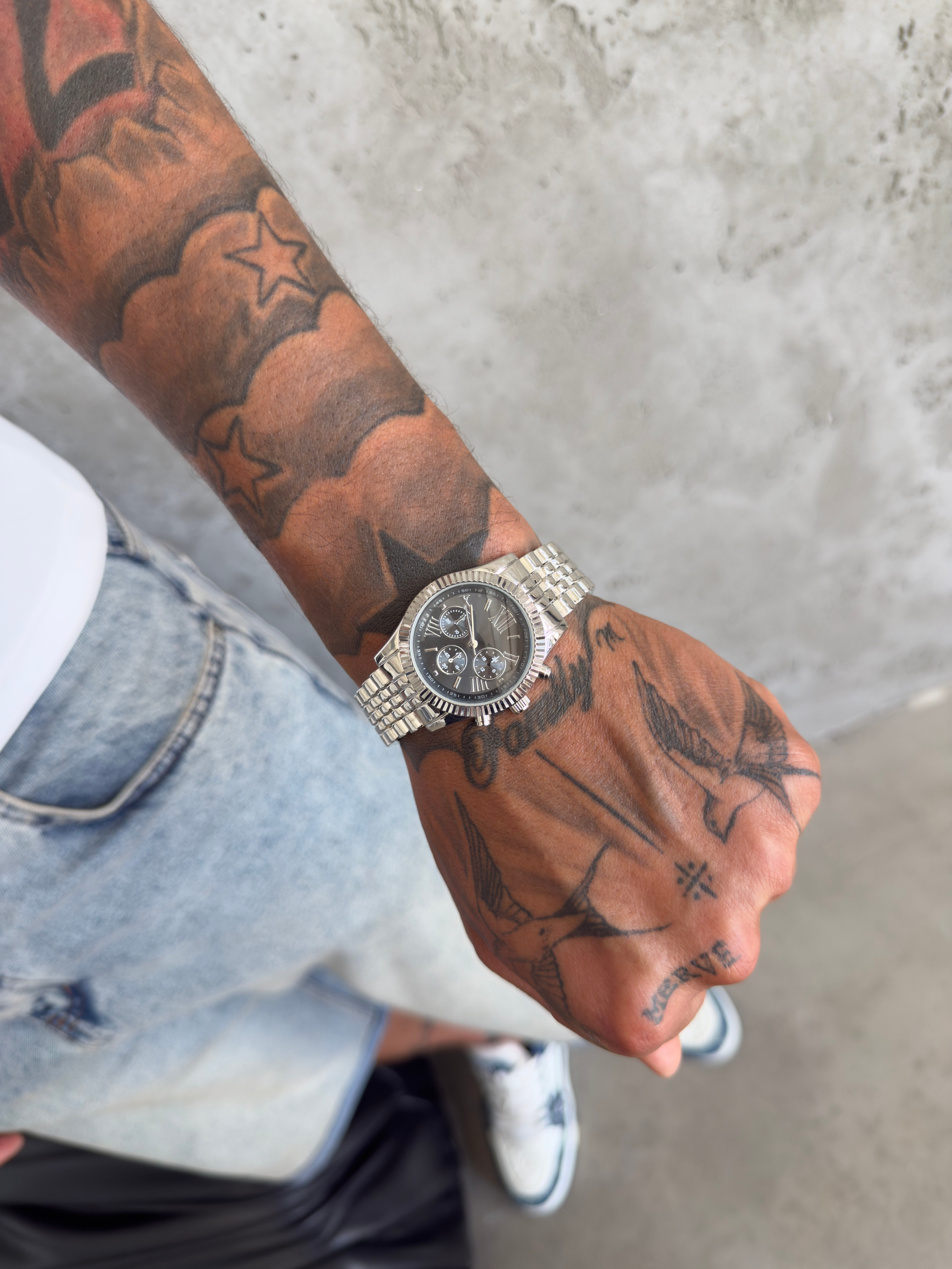 Auro Steel Watch