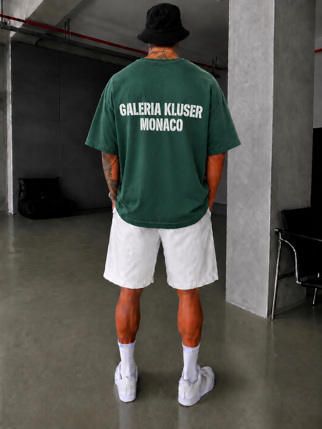 AW Monaco Oversize T-Shirt - Yeşil