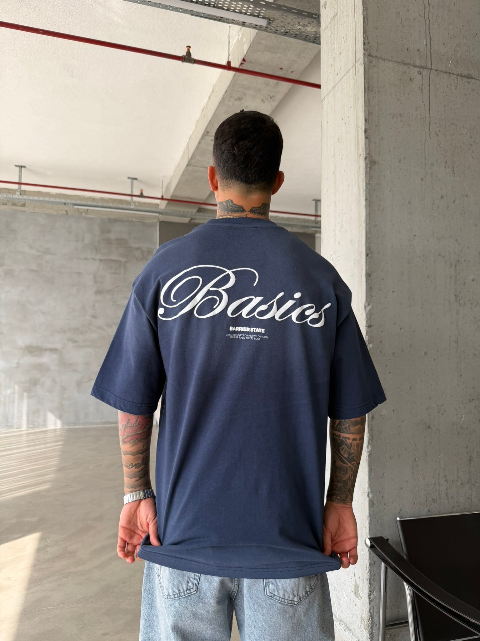 Barier Basic Speryli Premium T-Shirt - Lacivert