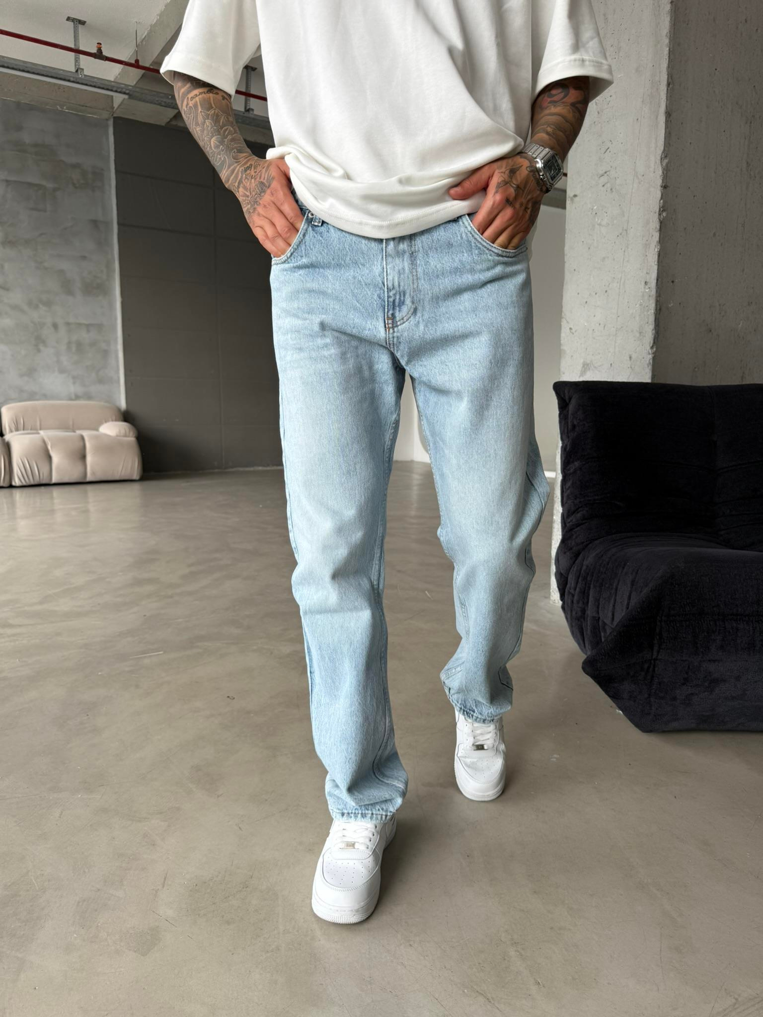 Basic Baggy Pantolon - Acık Mavi