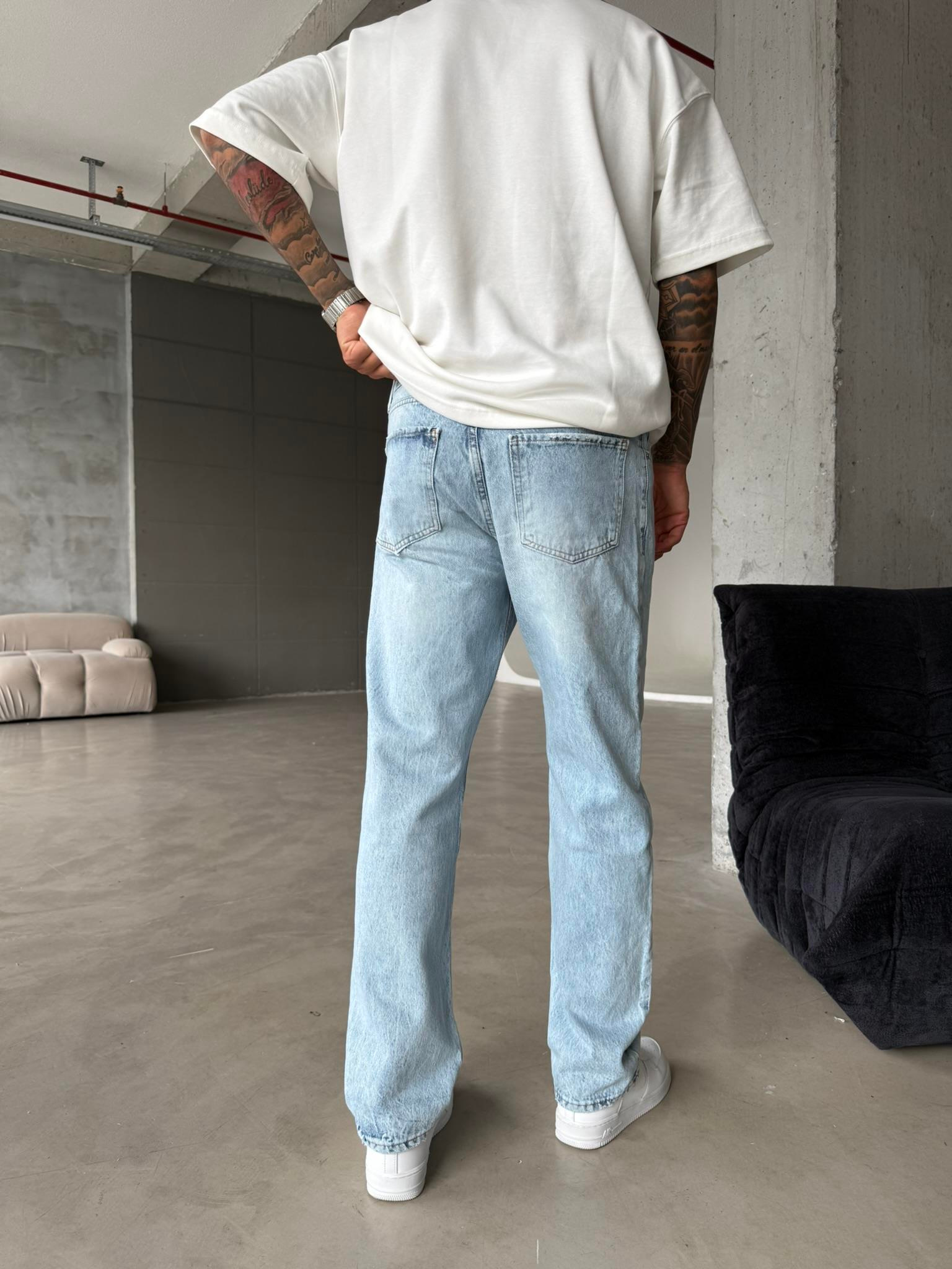 Basic Baggy Pantolon - Acık Mavi