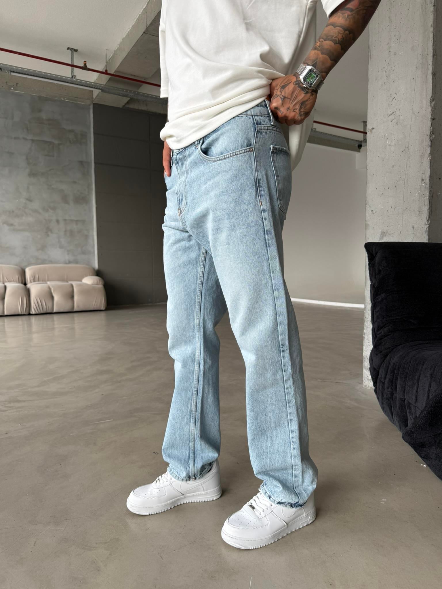 Basic Baggy Pantolon - Acık Mavi