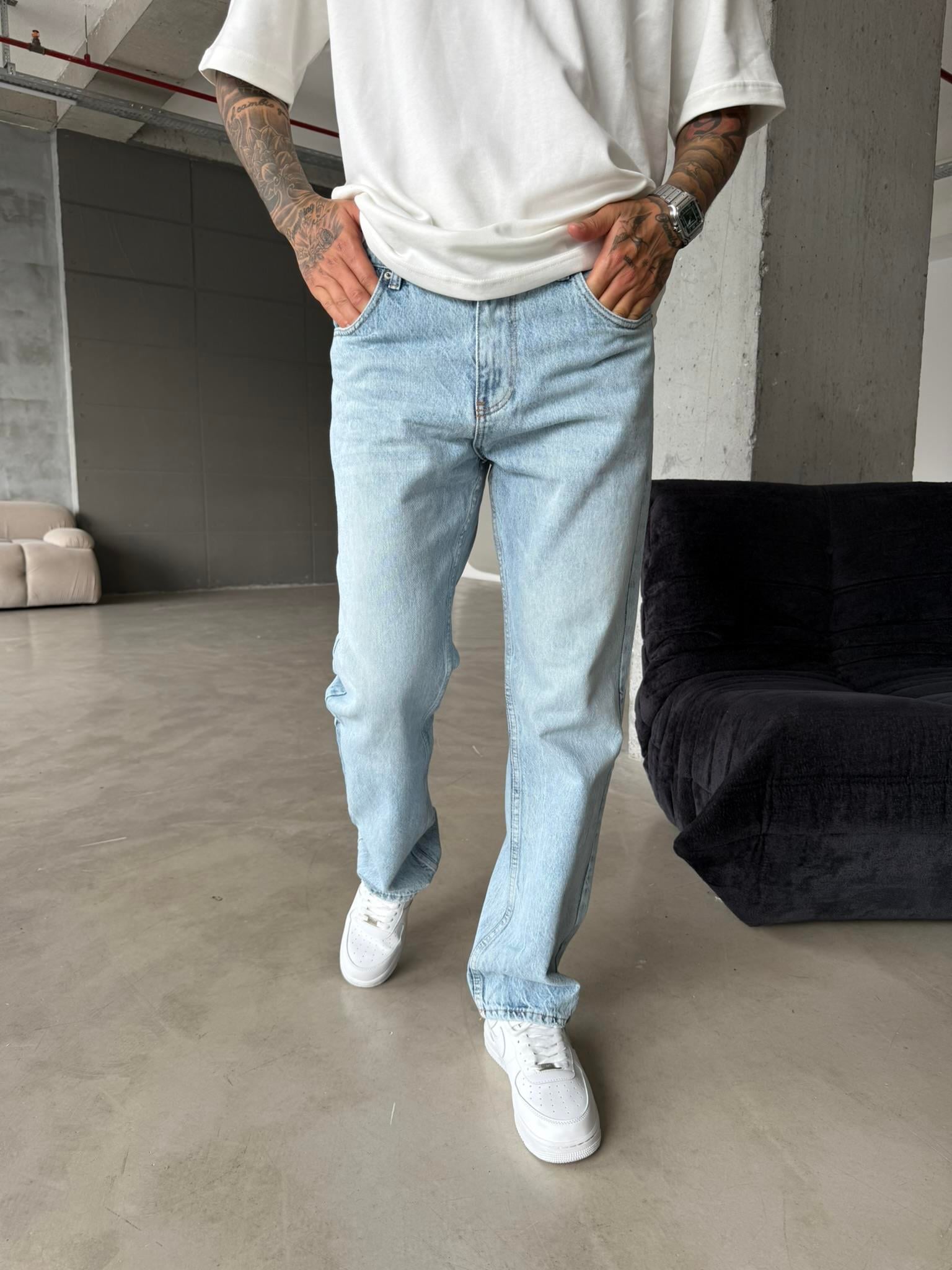 Basic Baggy Pantolon - Acık Mavi