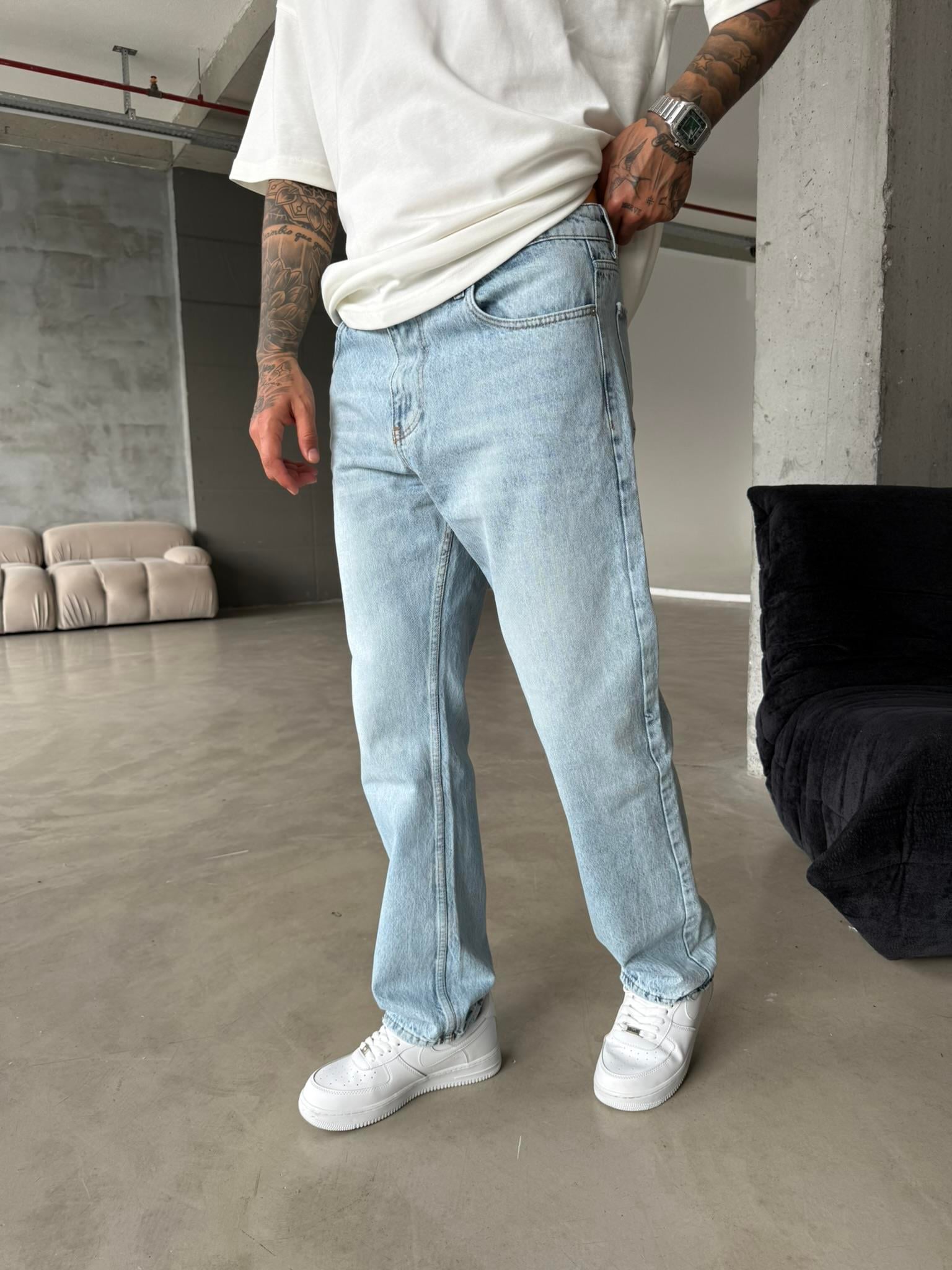 Basic Baggy Pantolon - Acık Mavi