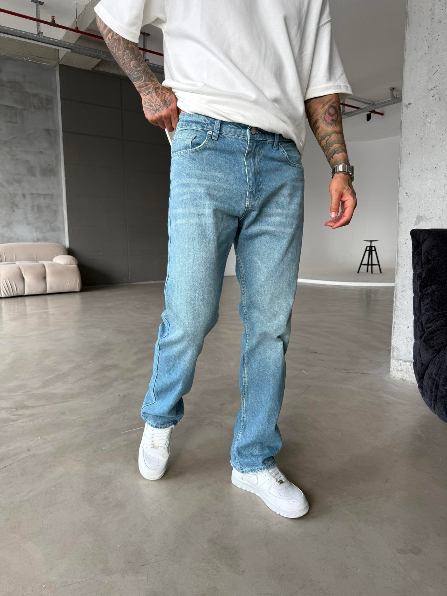 Basic Baggy Pantolon - Koyu Mavi