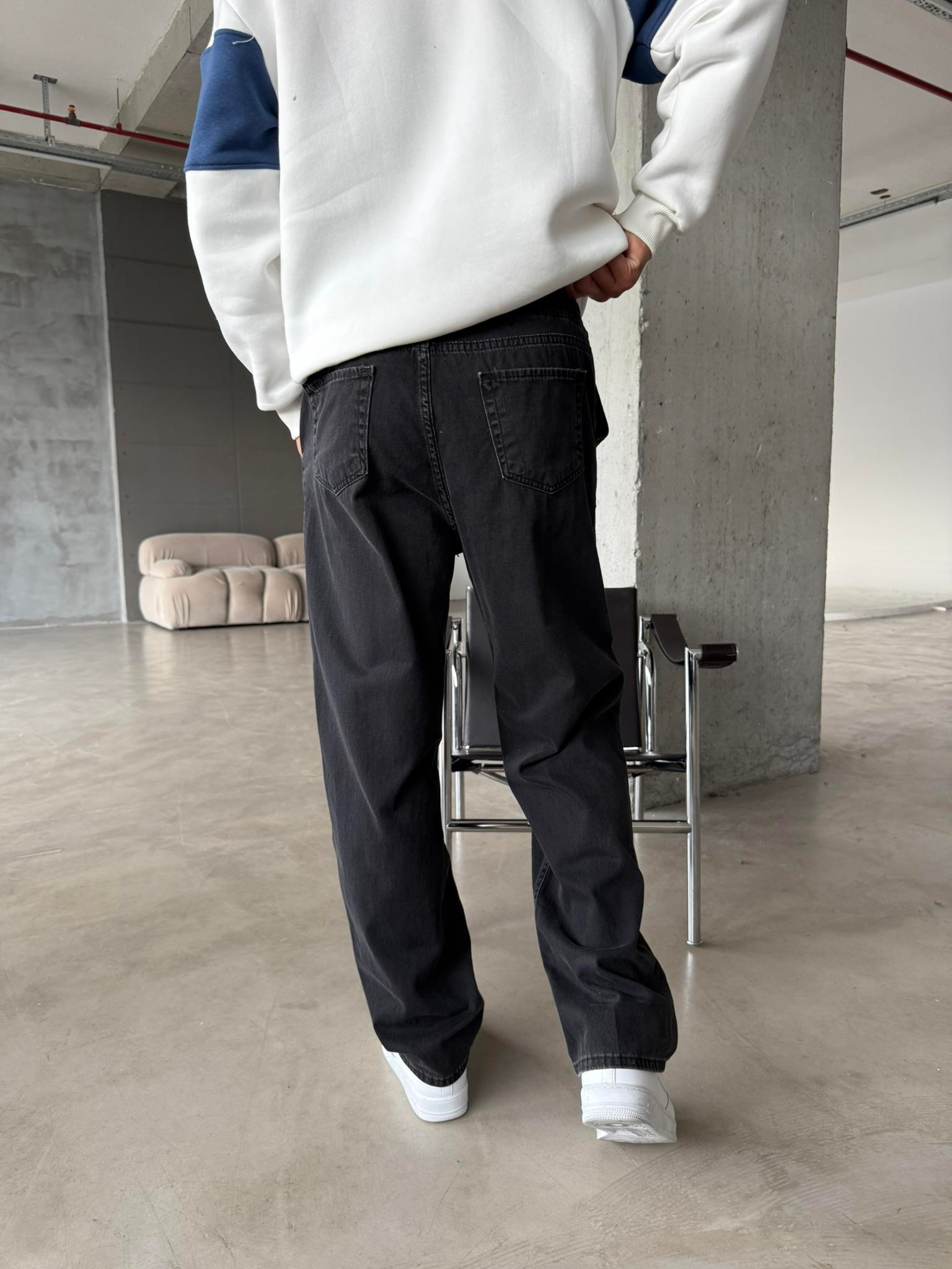 Basic Baggy Pantolon - Siyah