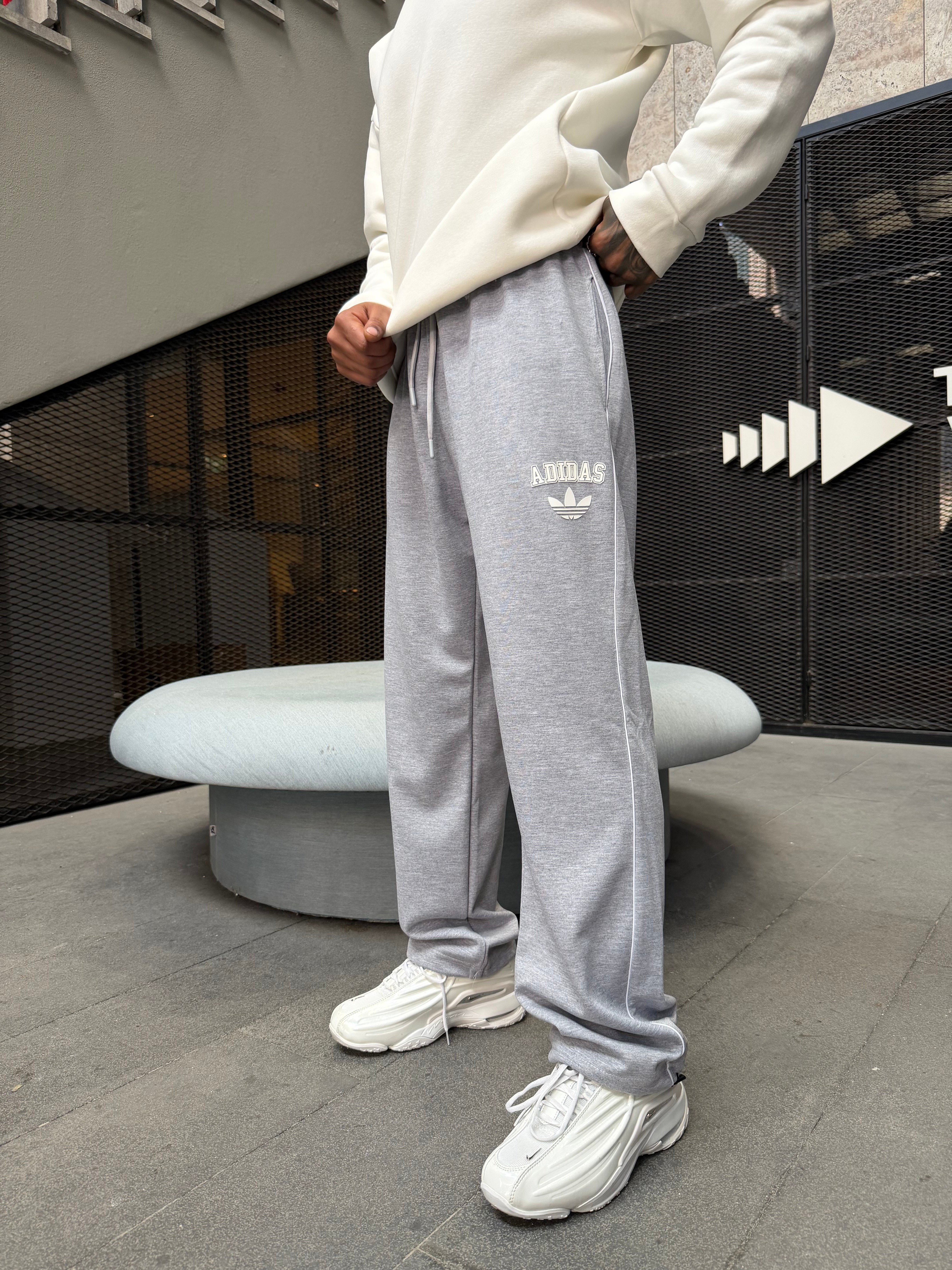 Basic Enjeksiyon Baskı AD Eşofman - Gri