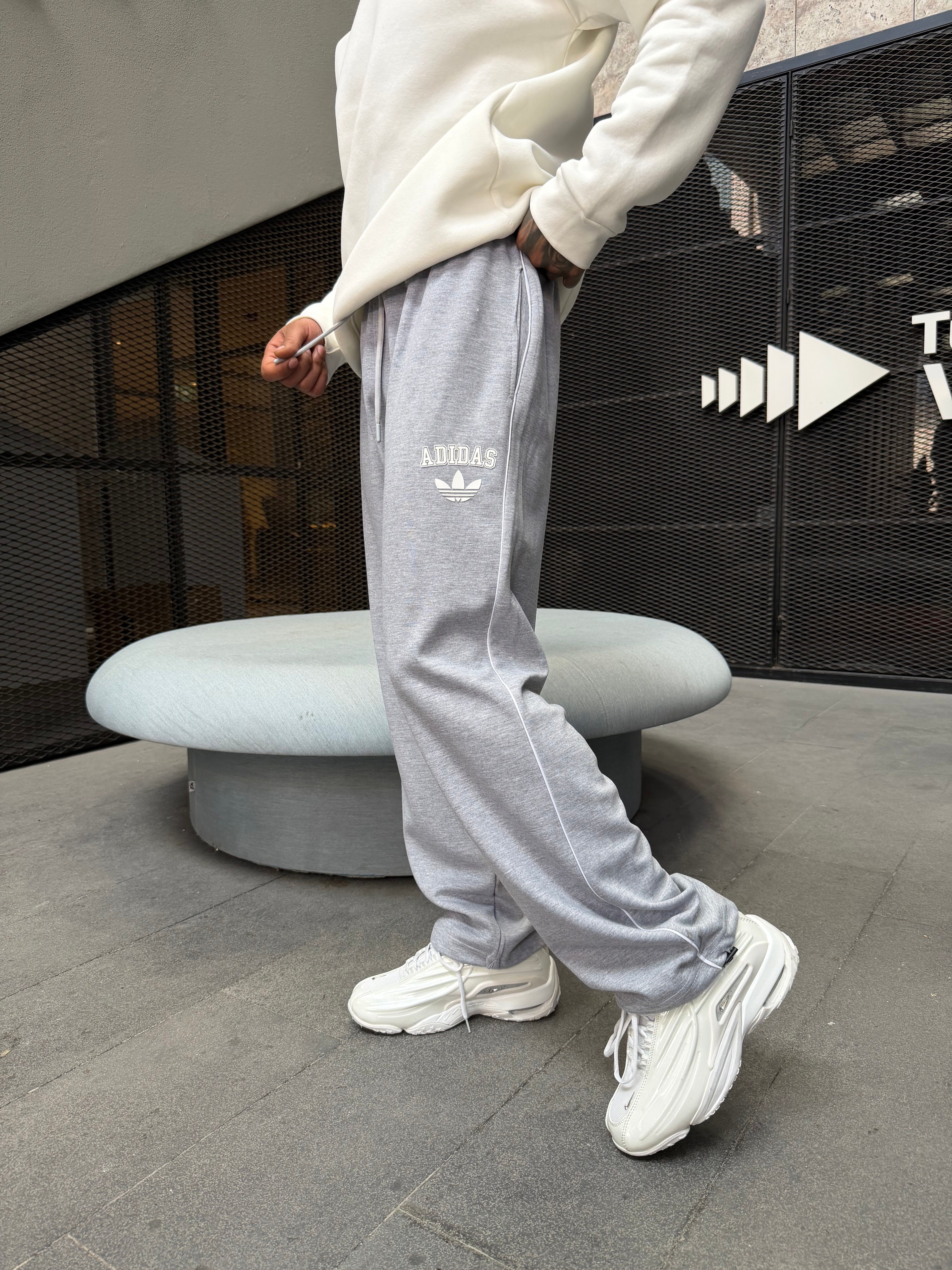 Basic Enjeksiyon Baskı AD Eşofman - Gri