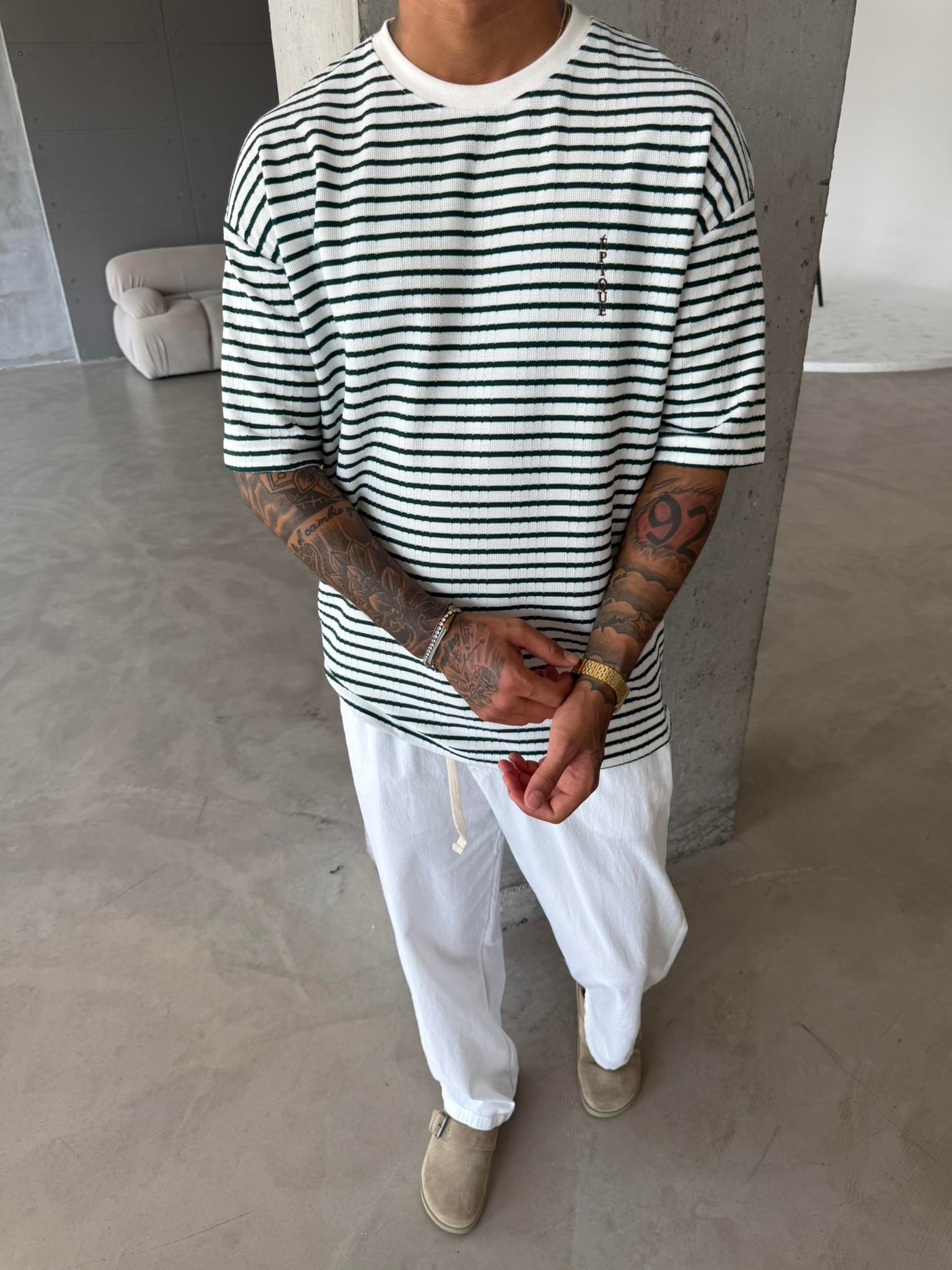 Basic Epıoue Nakışlı T-Shirt - Yeşil