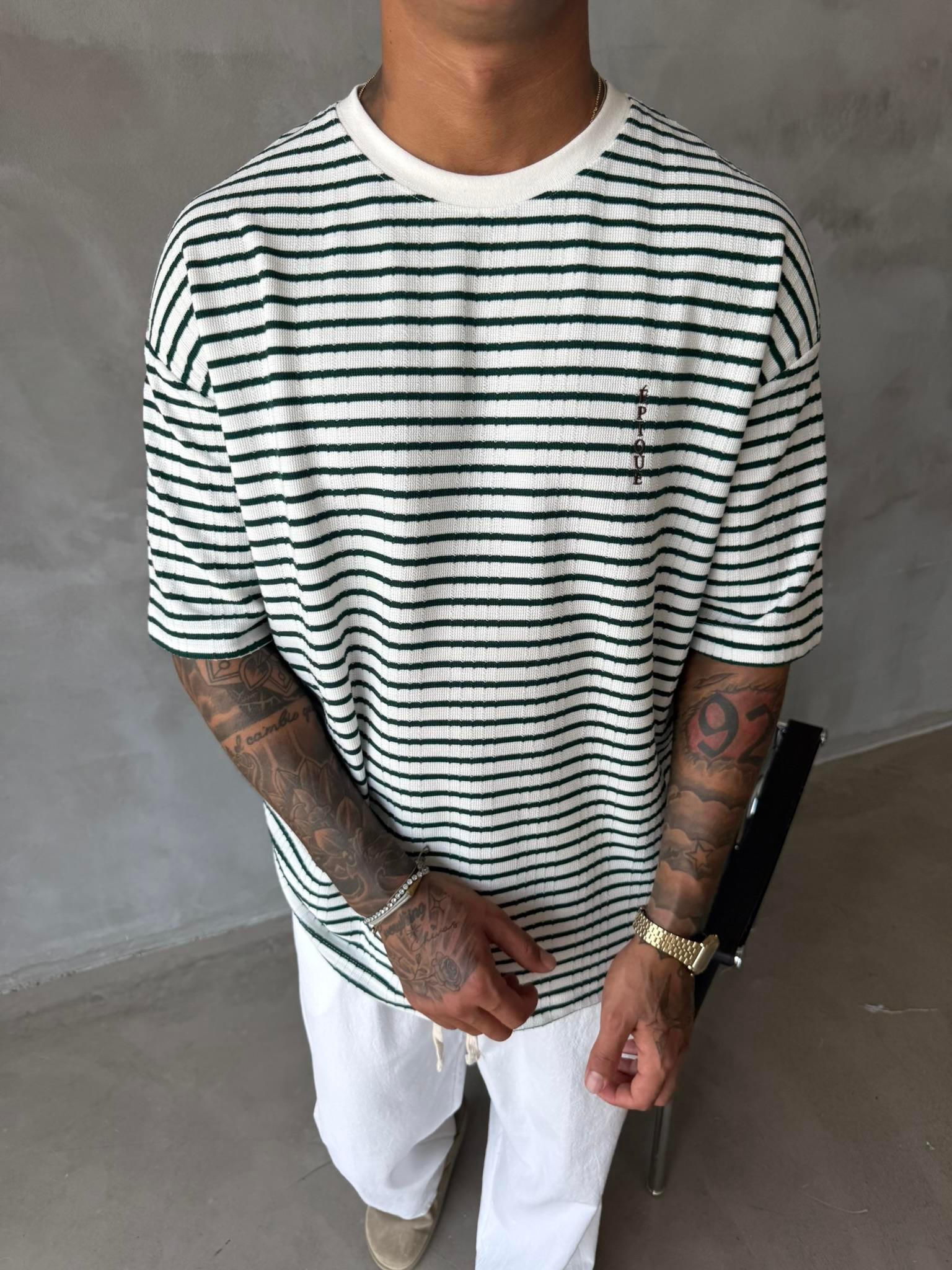 Basic Epıoue Nakışlı T-Shirt - Yeşil