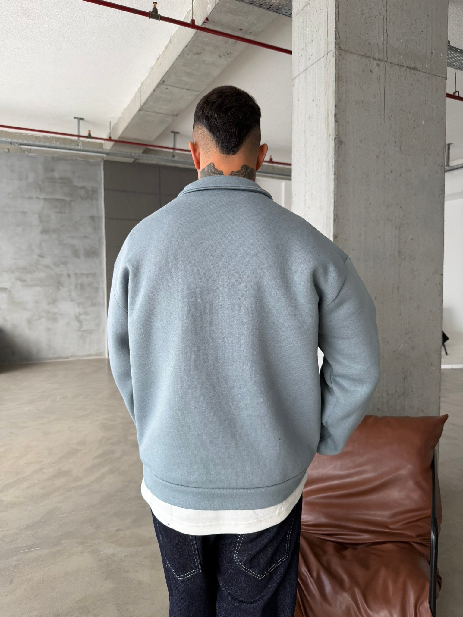 Basic  Pat Yaka Polo Sweat - P.Mavi