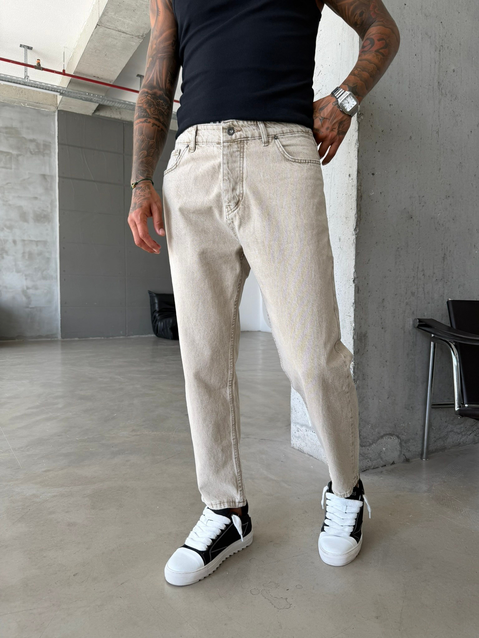 Basic Premium Boyfriend Pantolon
