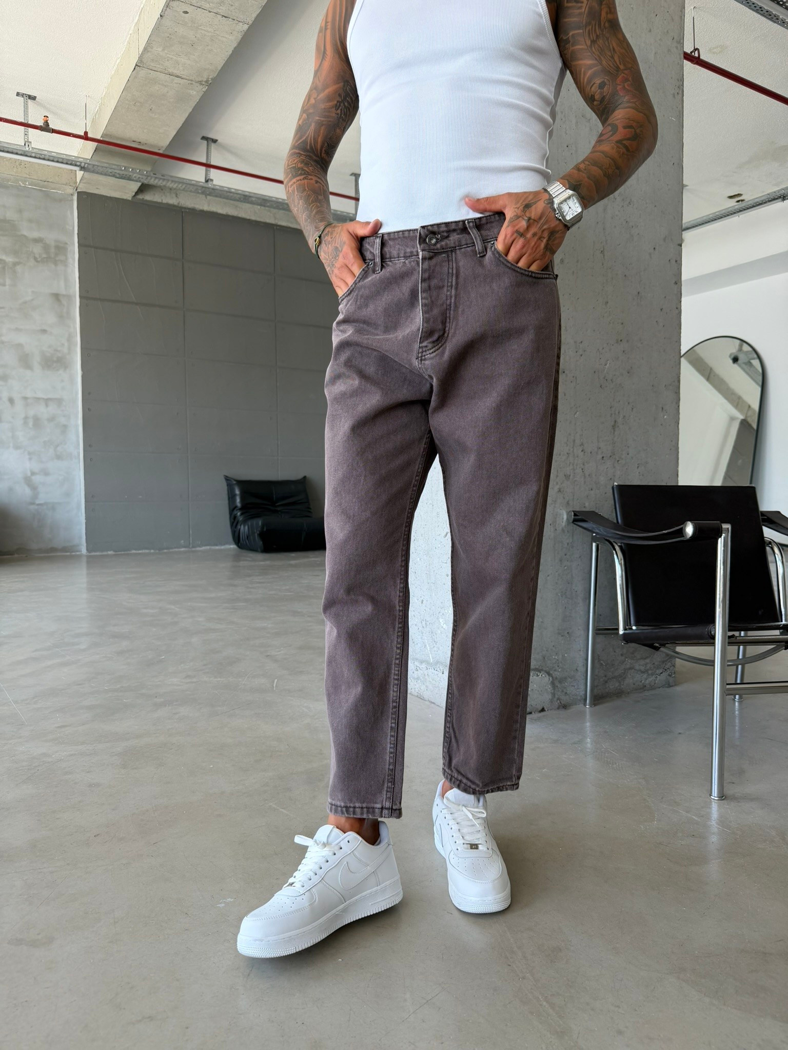 Basic Premium Boyfriend Pantolon