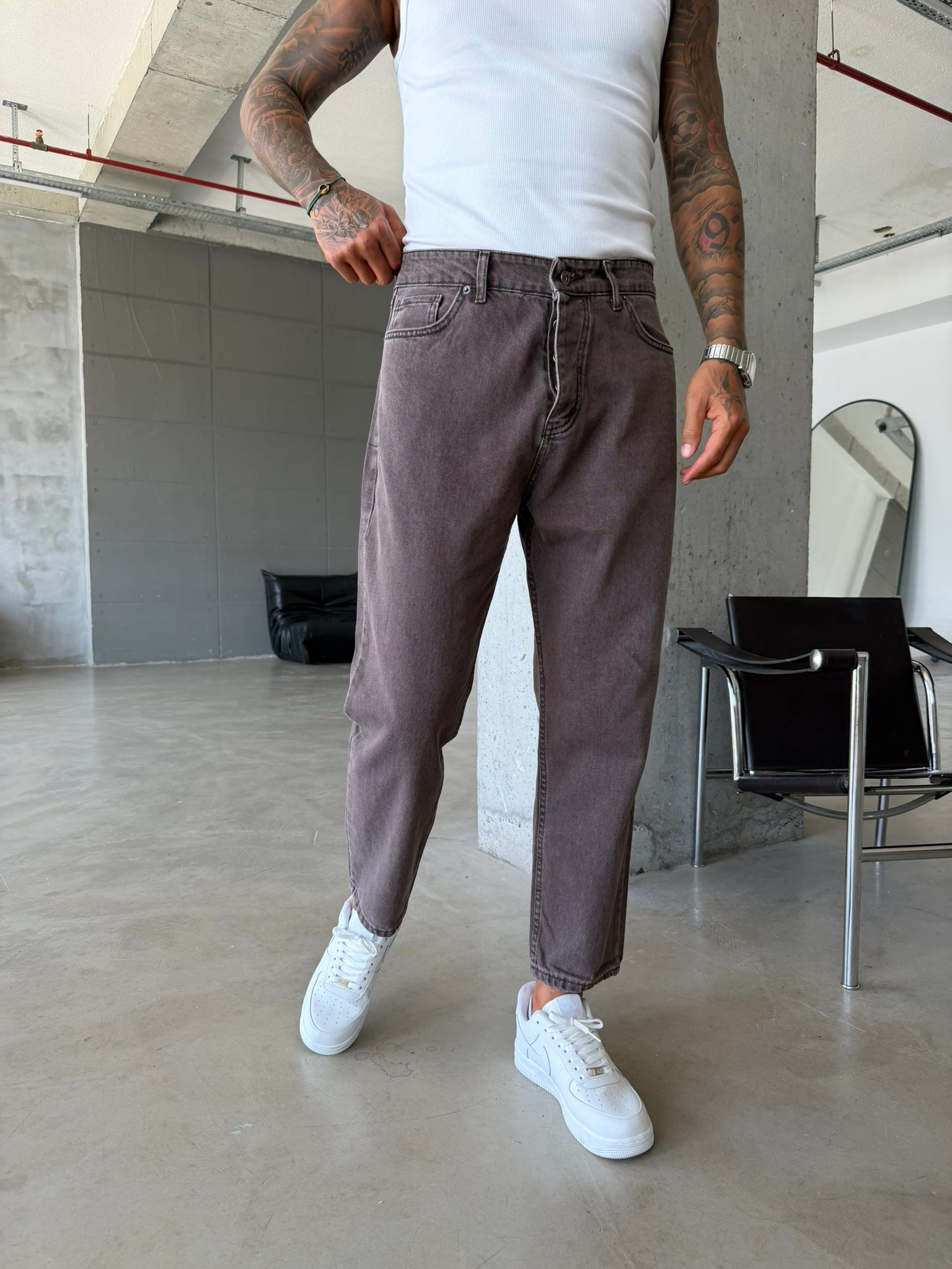 Basic Premium Boyfriend Pantolon