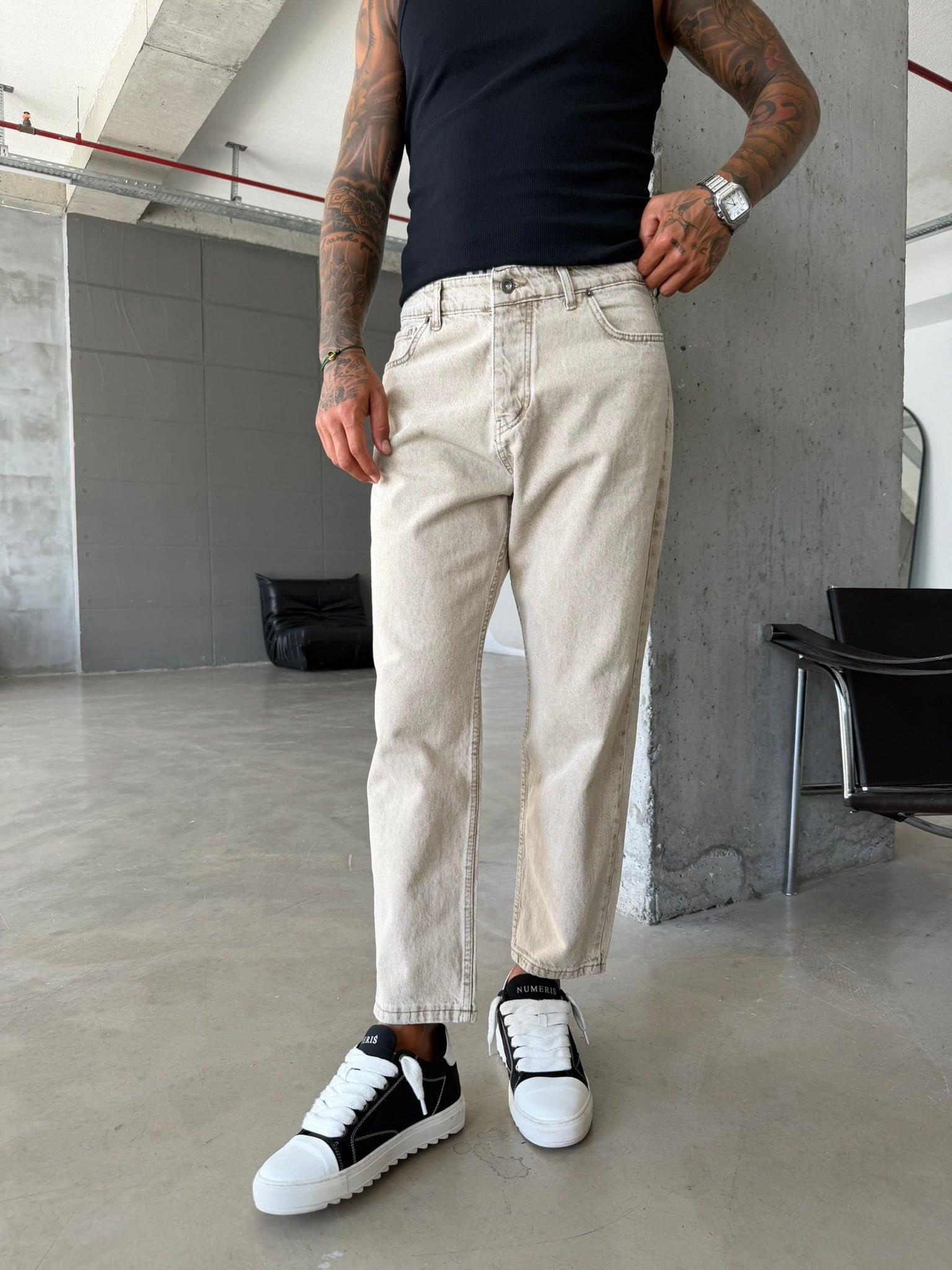Basic Premium Boyfriend Pantolon