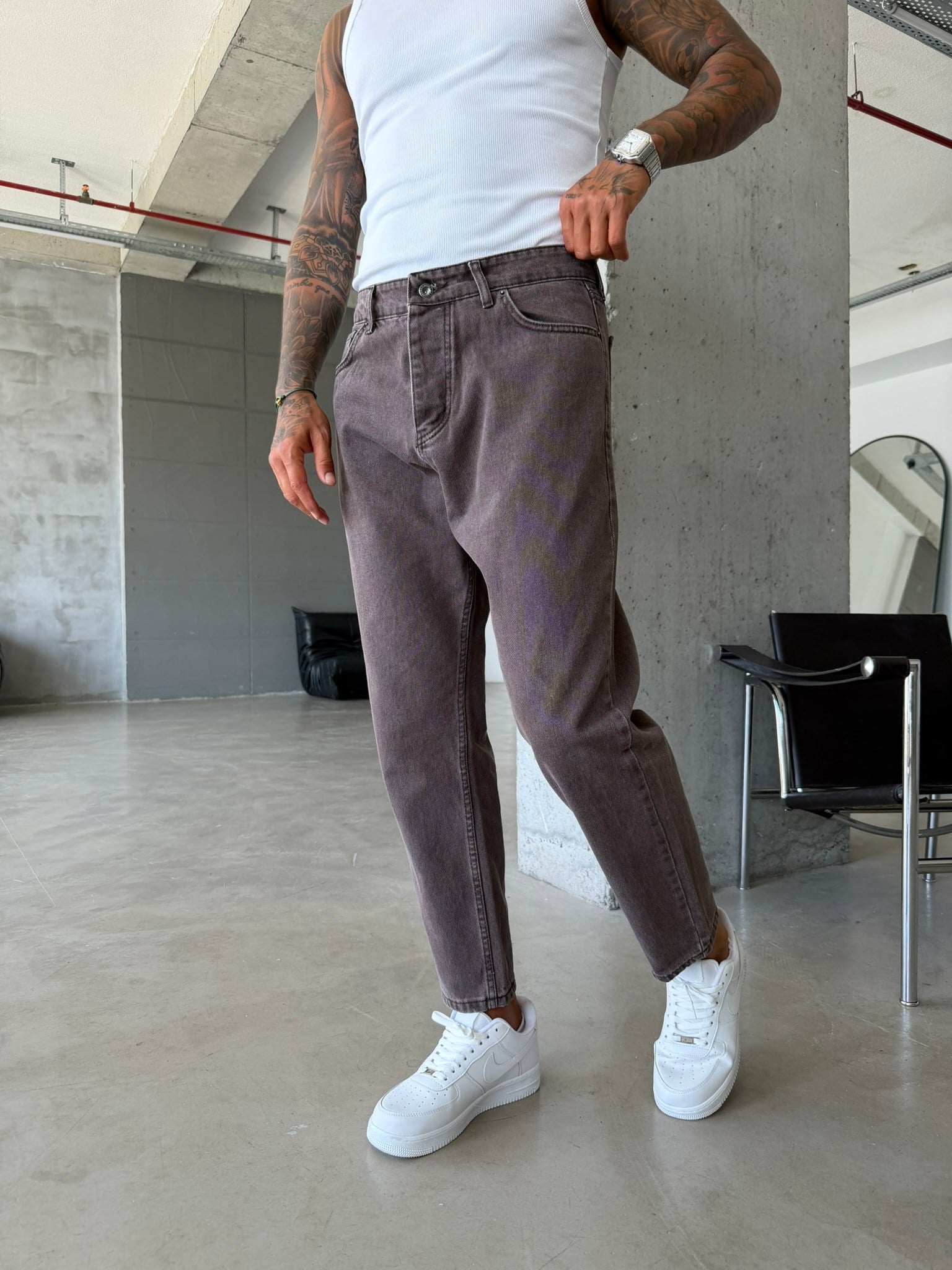 Basic Premium Boyfriend Pantolon