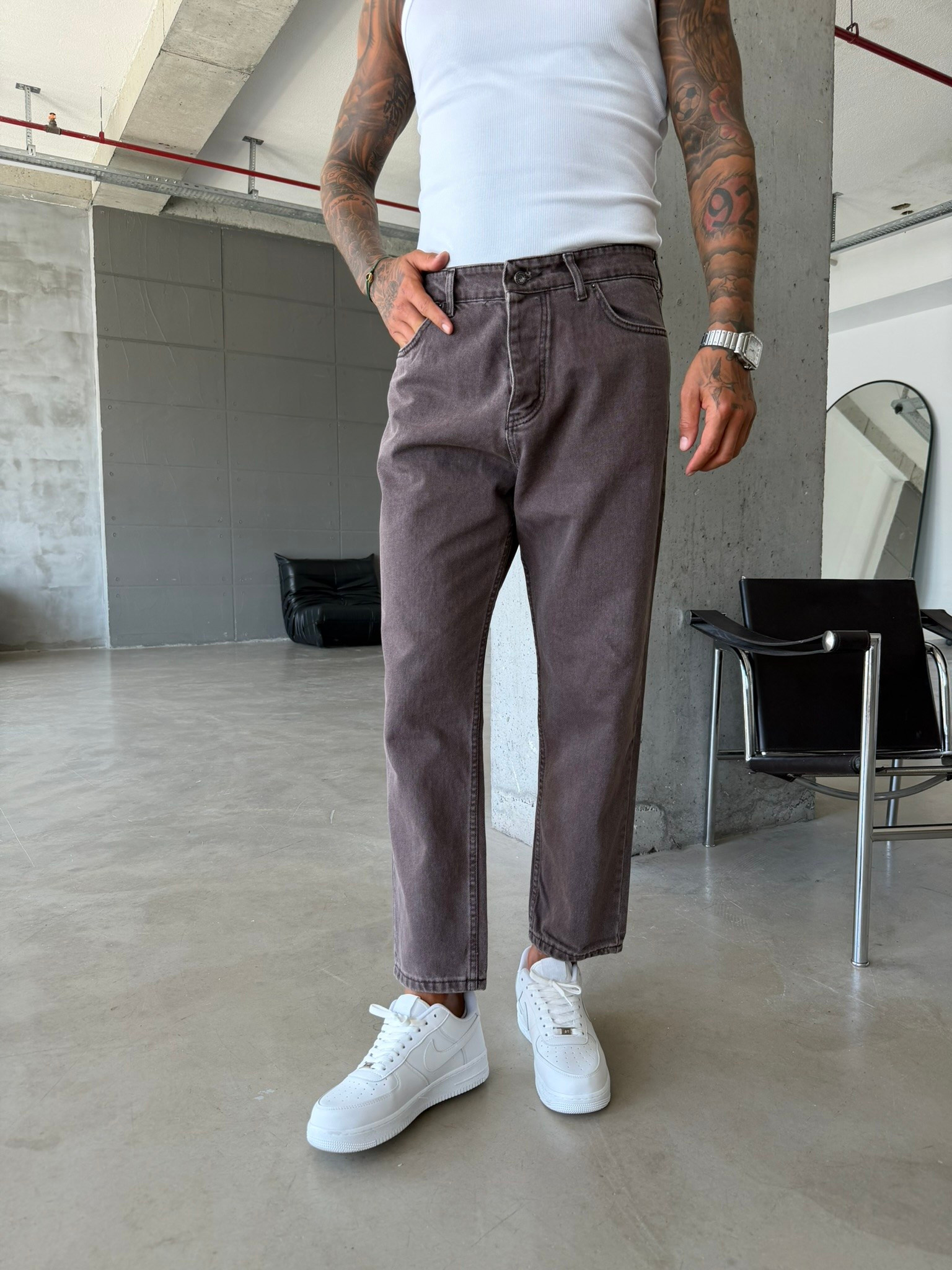 Basic Premium Boyfriend Pantolon