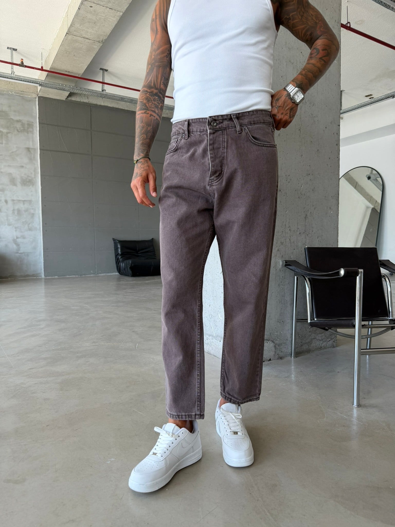 Basic Premium Boyfriend Pantolon