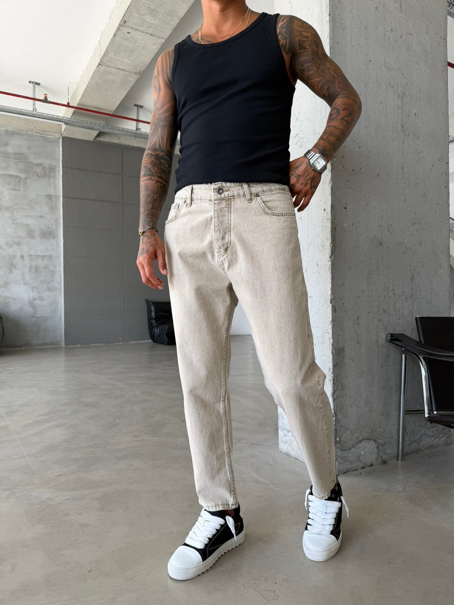 Basic Premium Boyfriend Pantolon