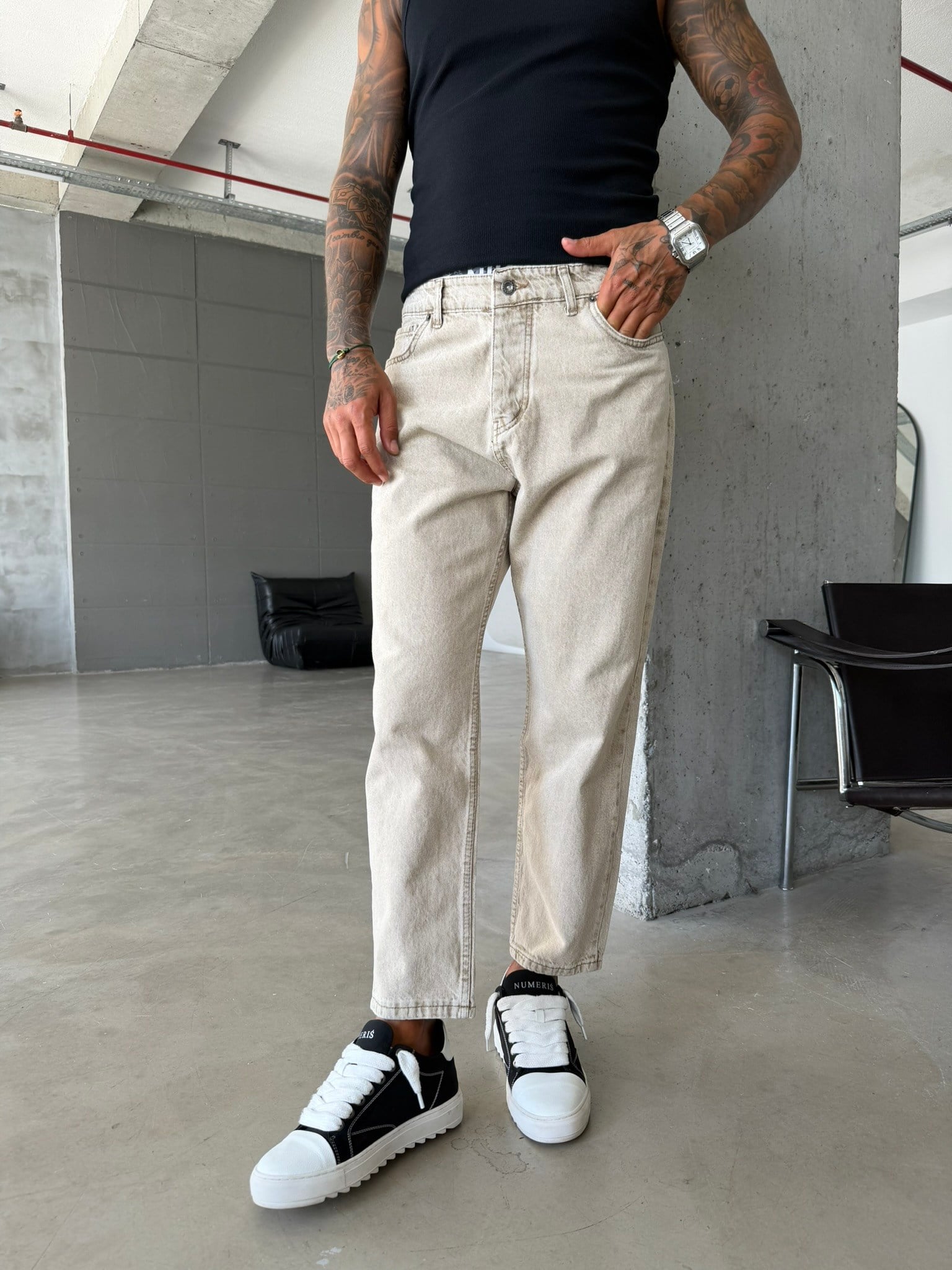 Basic Premium Boyfriend Pantolon