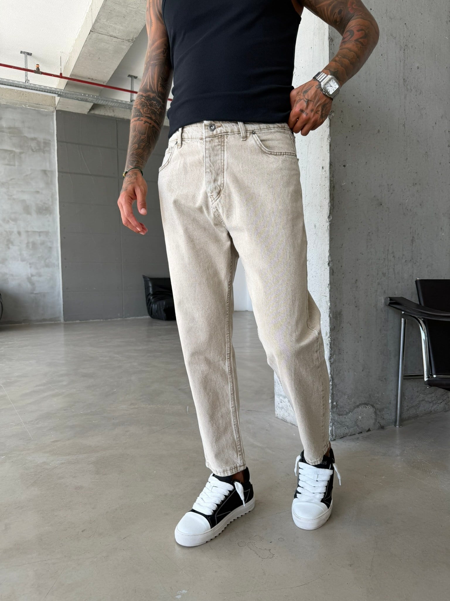 Basic Premium Boyfriend Pantolon