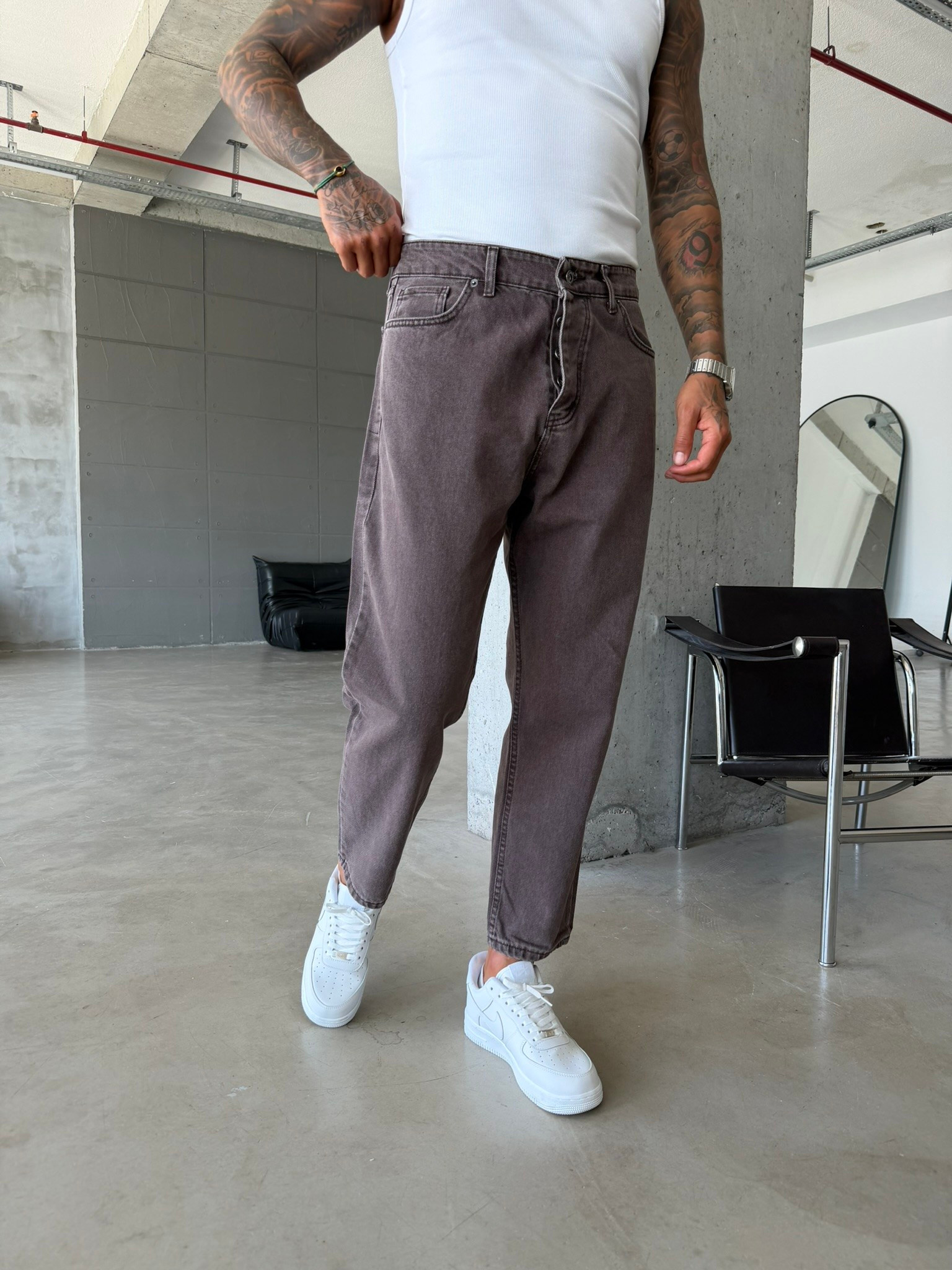 Basic Premium Boyfriend Pantolon