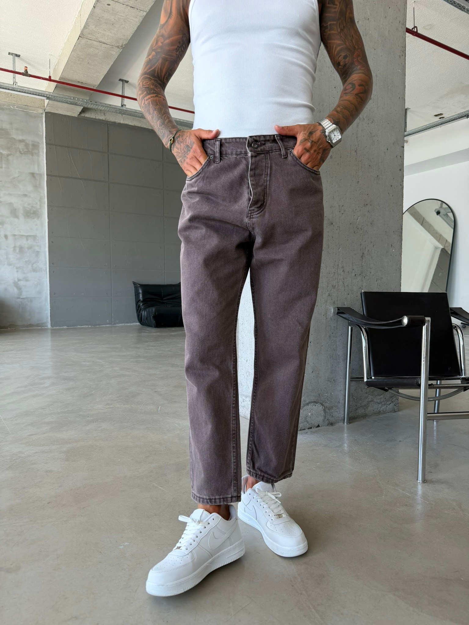 Basic Premium Boyfriend Pantolon