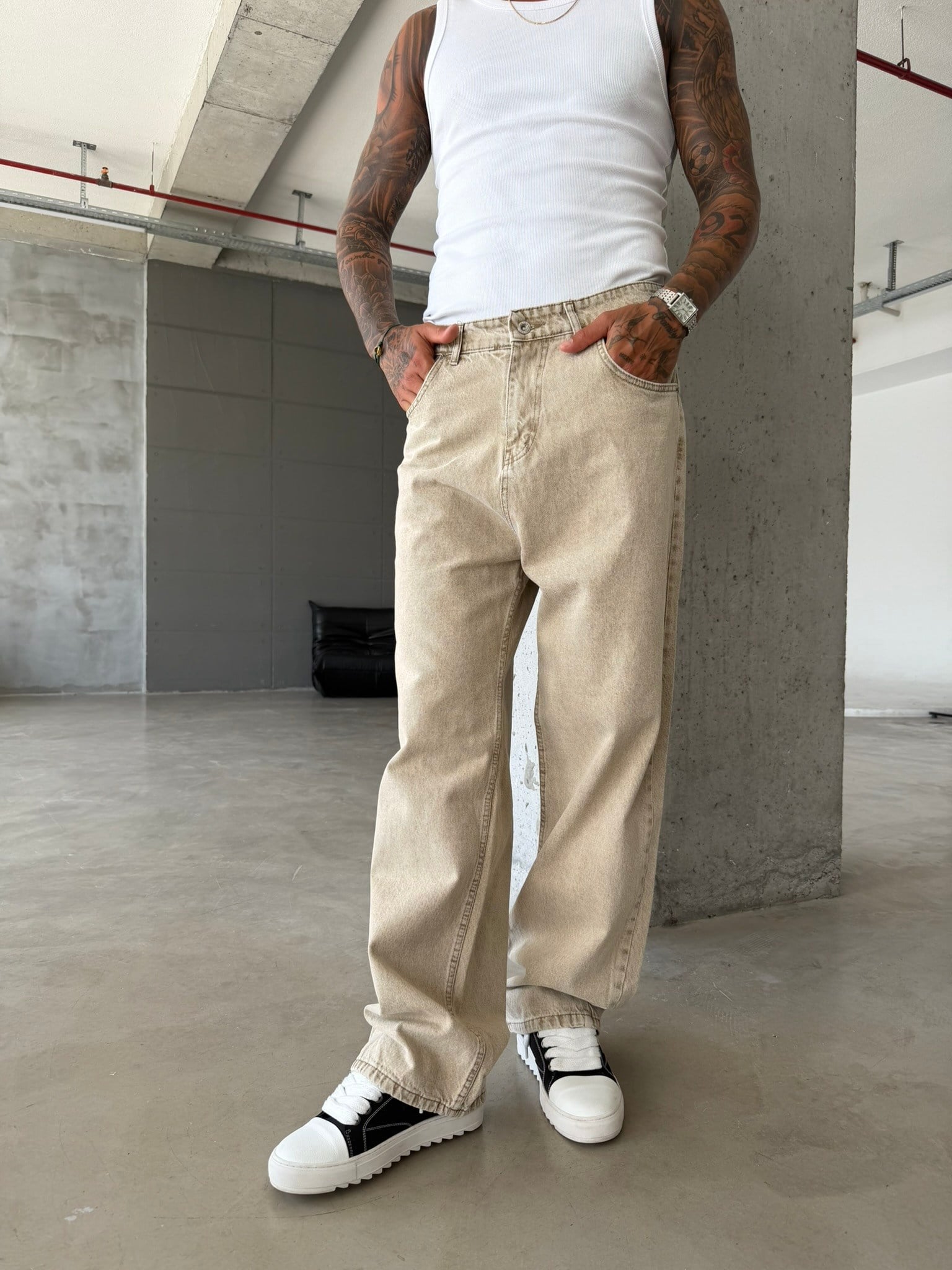 Basic Relax Baggy Pantolon