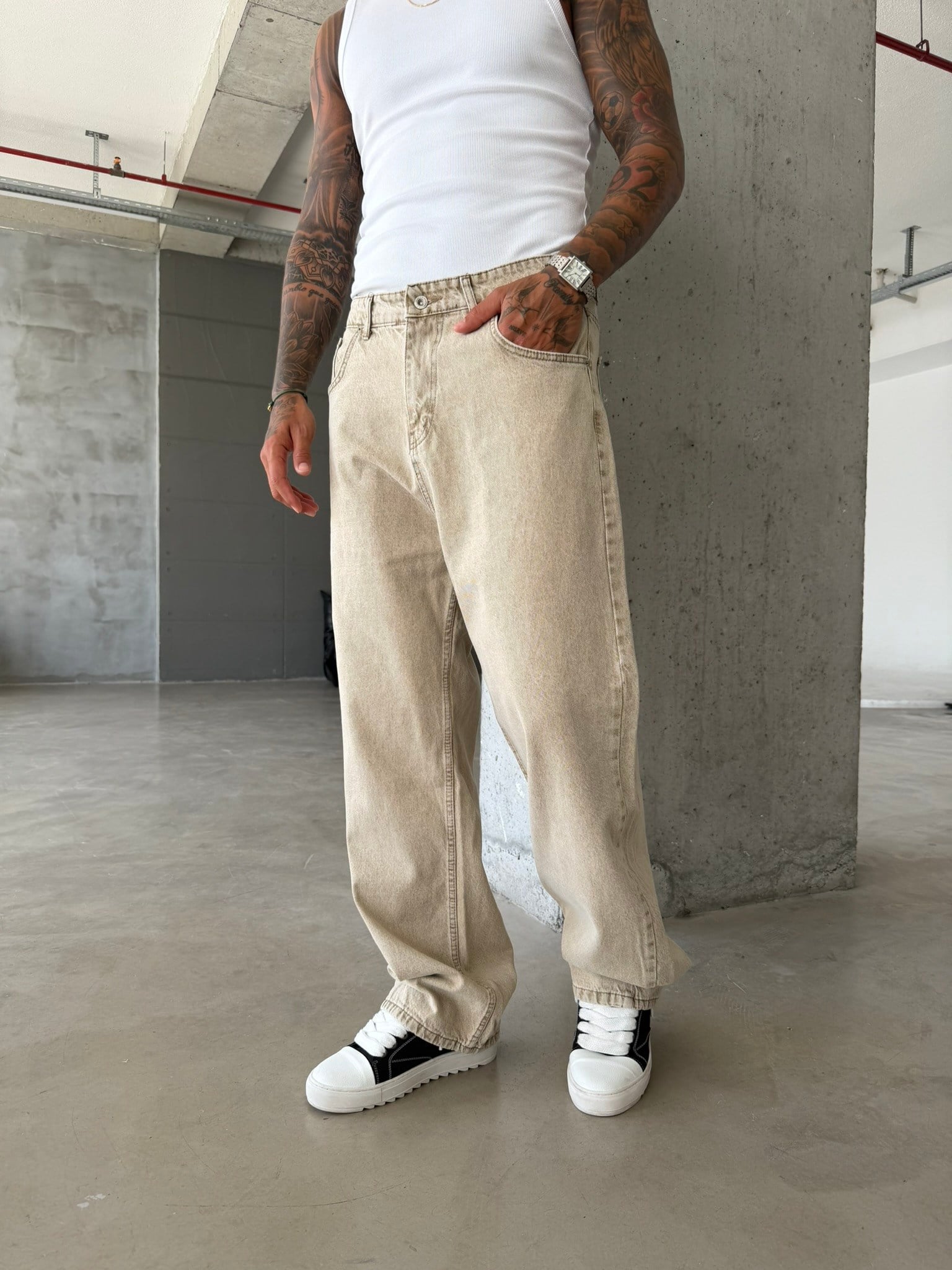 Basic Relax Baggy Pantolon