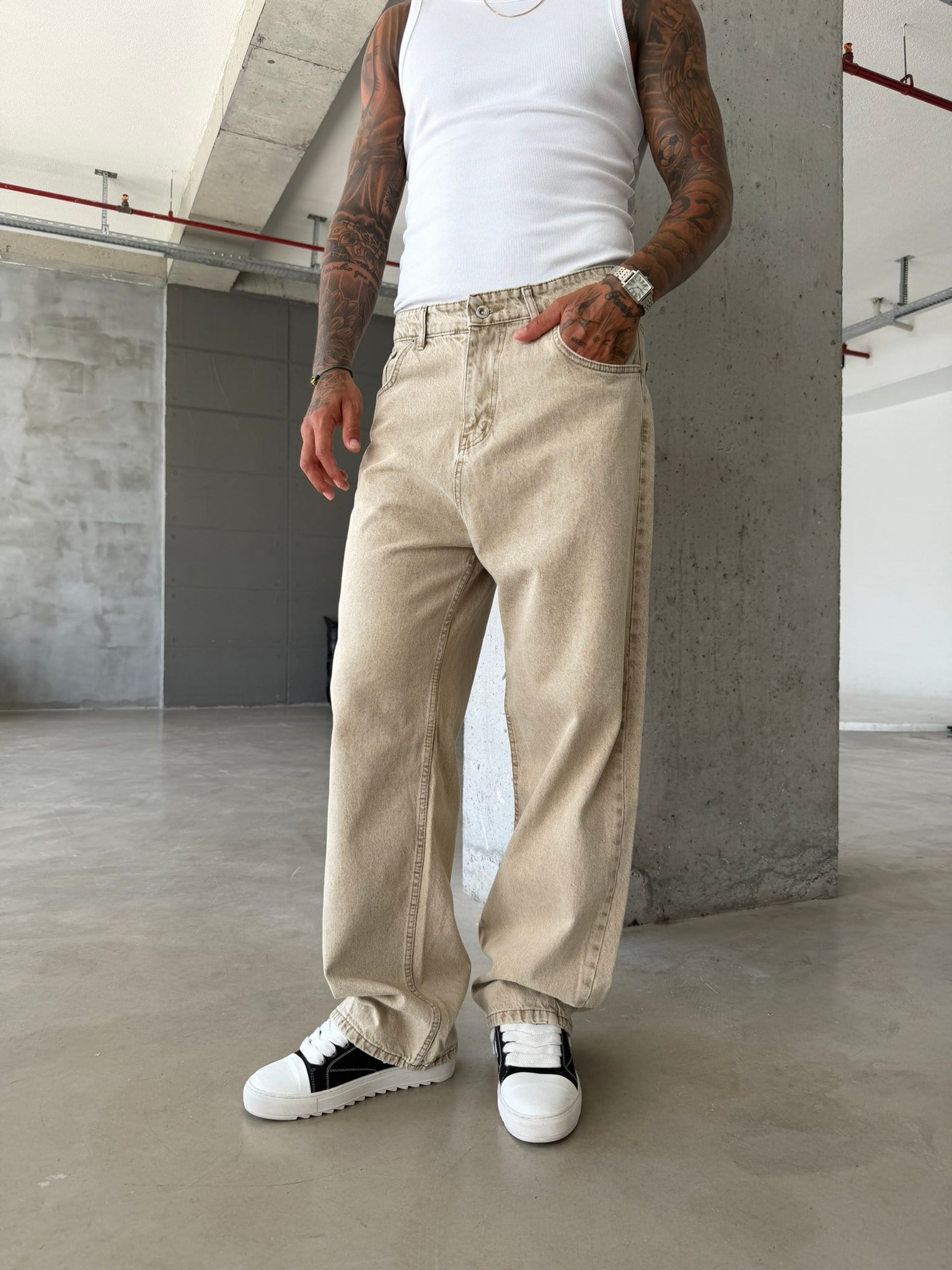 Basic Relax Baggy Pantolon