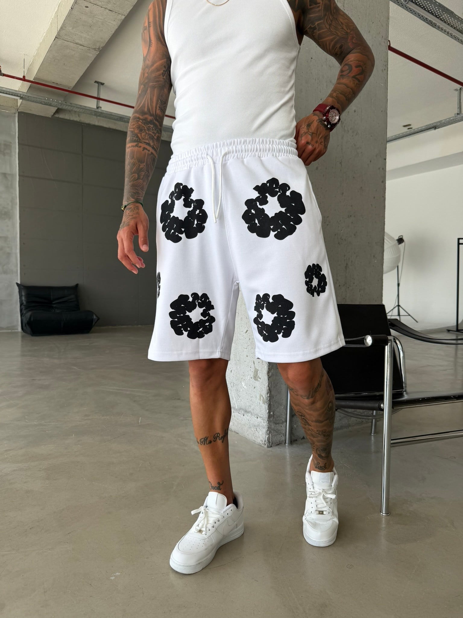 Bloom Shorts - Beyaz