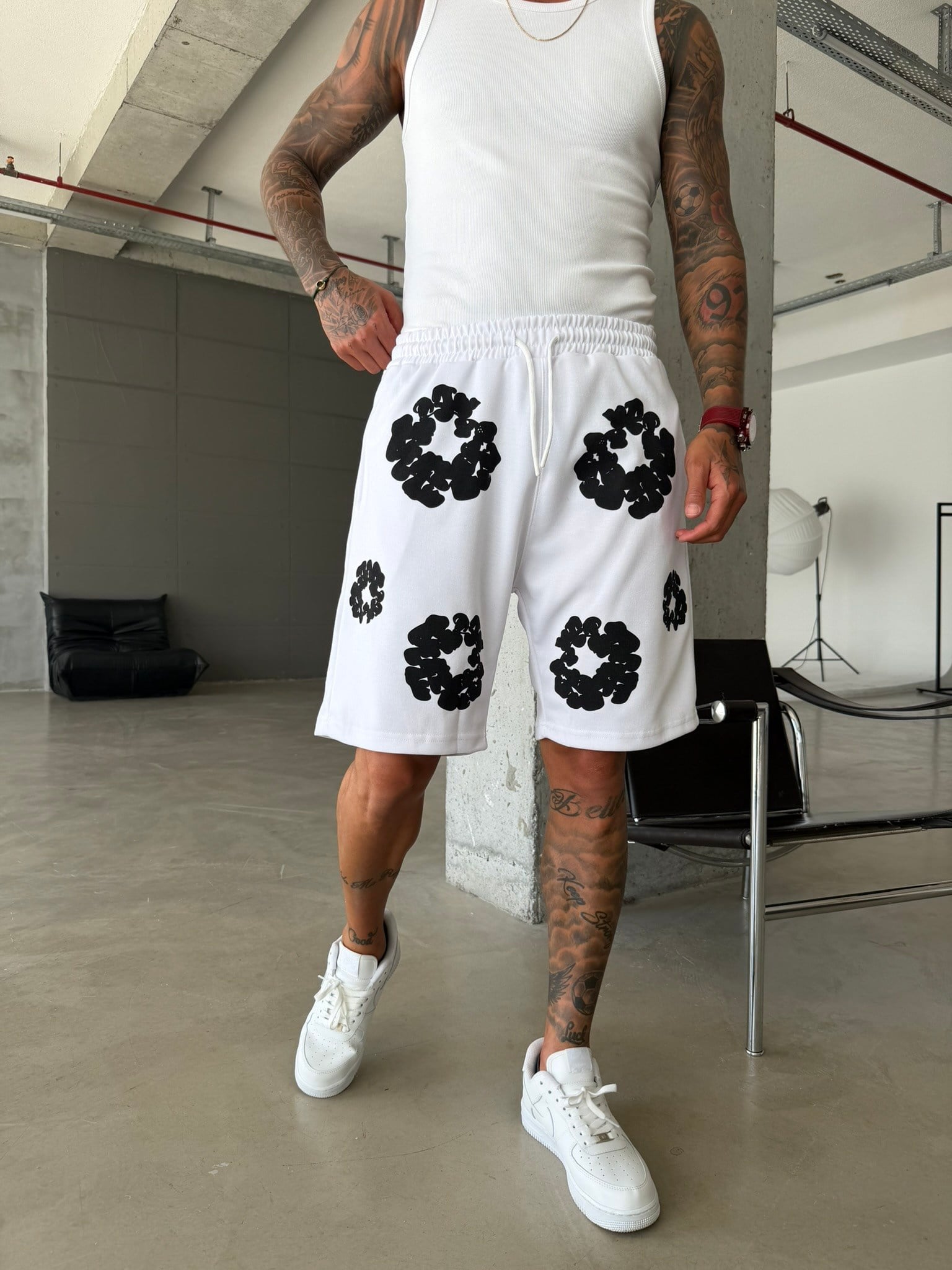 Bloom Shorts - Beyaz