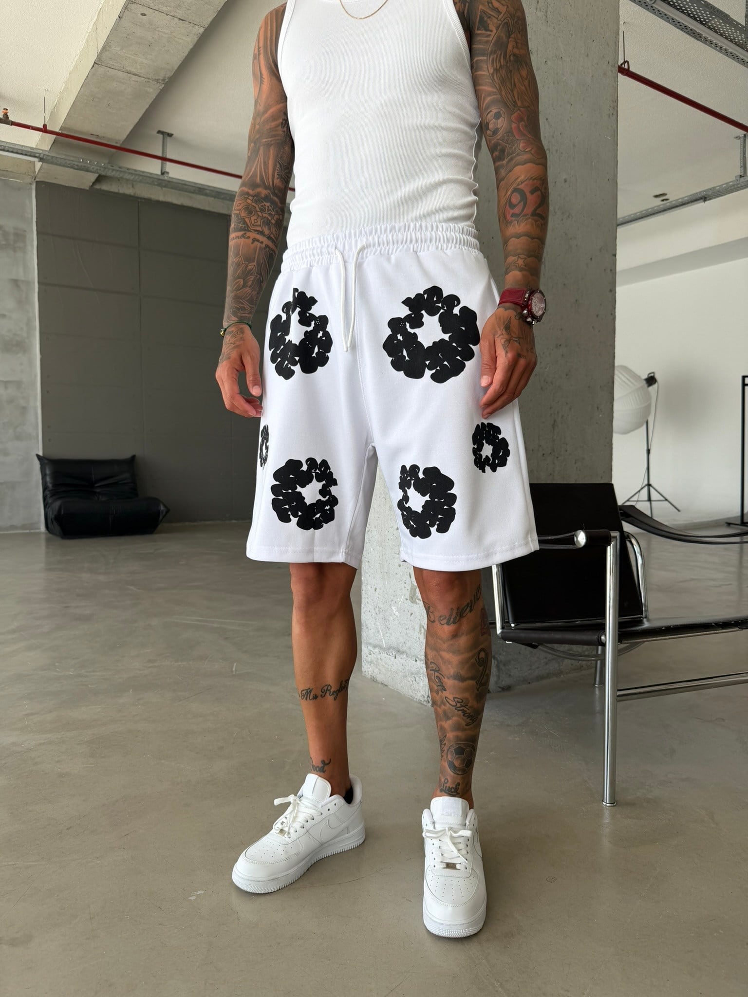 Bloom Shorts - Beyaz