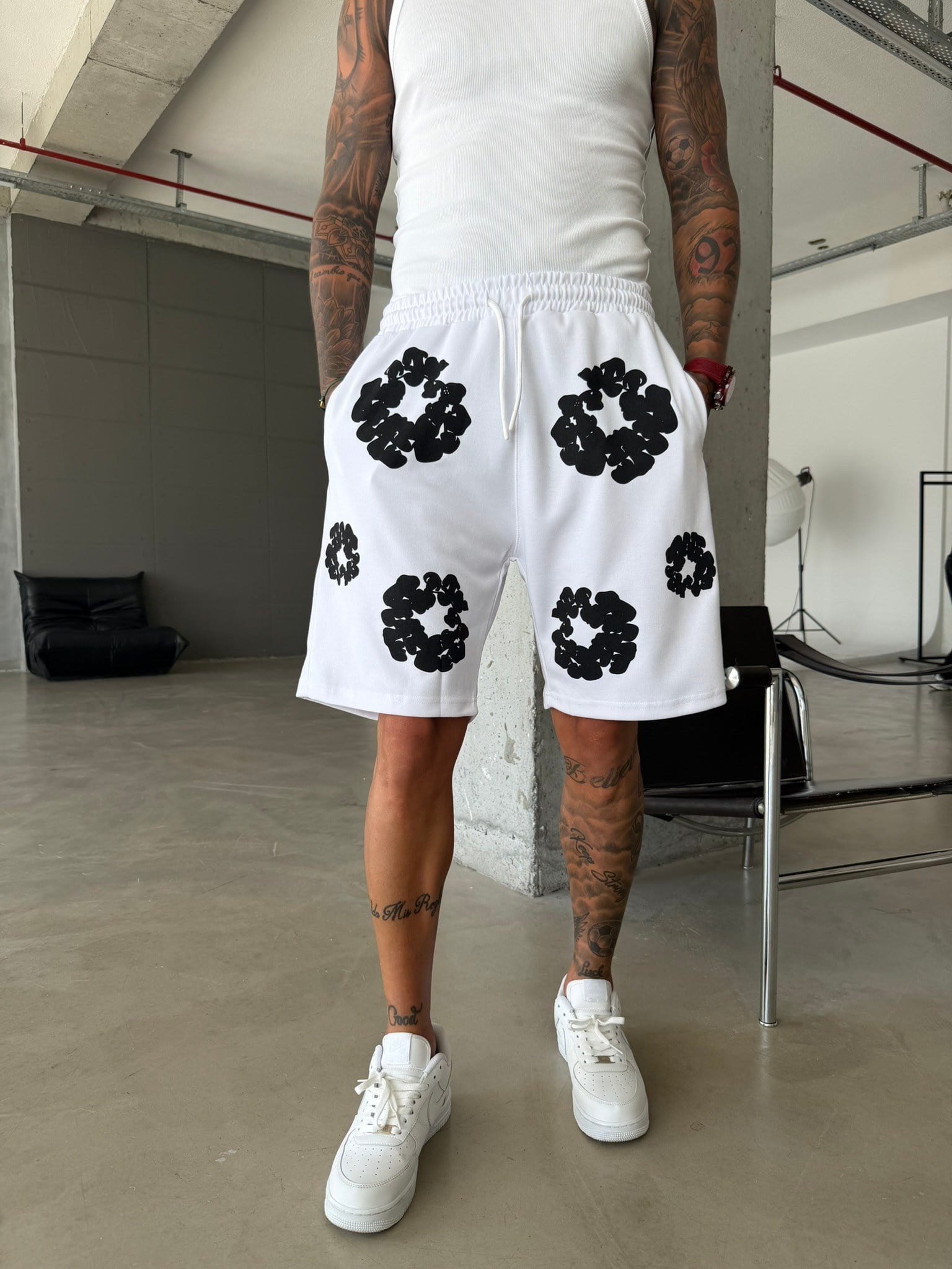 Bloom Shorts - Beyaz