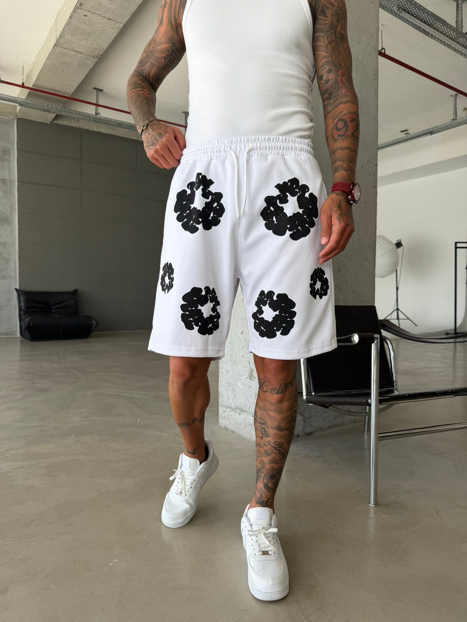 Bloom Shorts - Beyaz