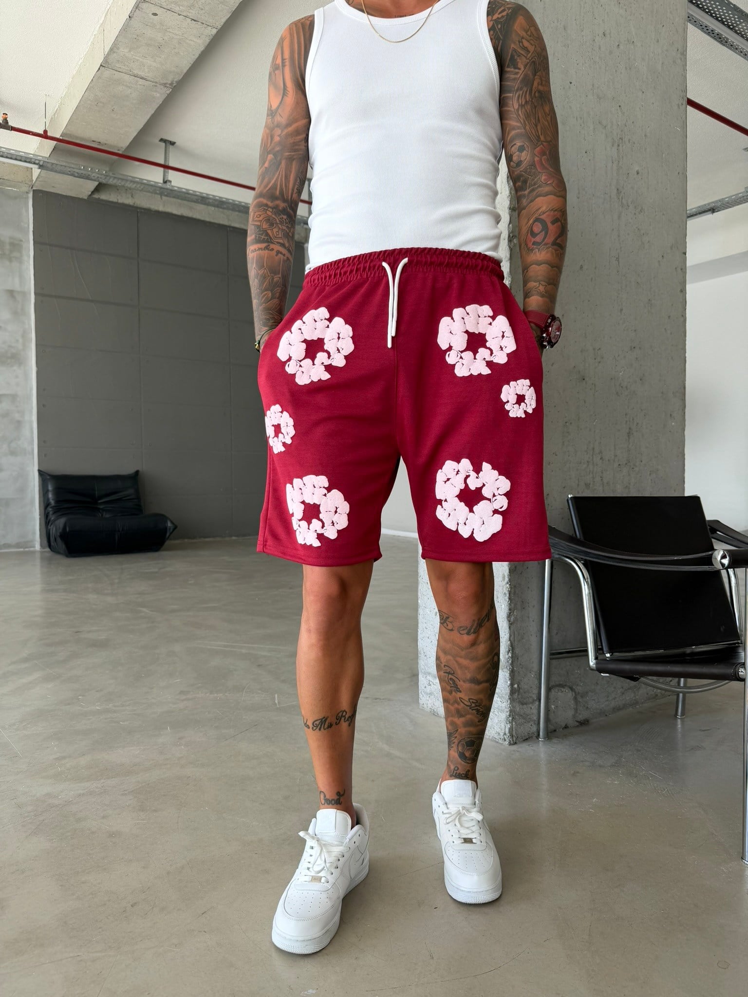 Bloom Shorts - Bordo