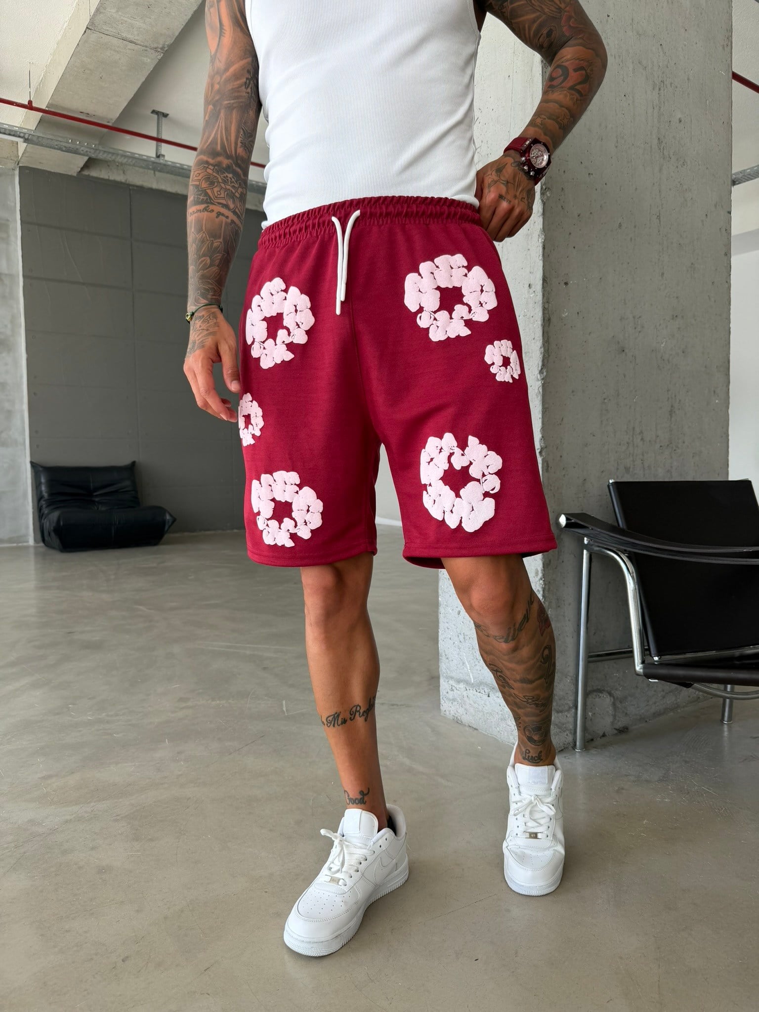 Bloom Shorts - Bordo
