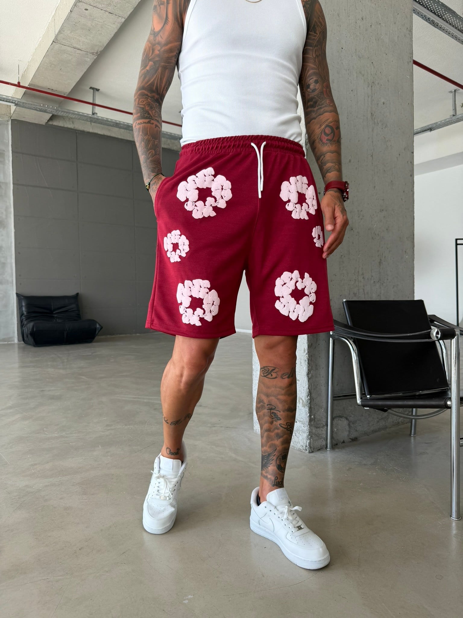 Bloom Shorts - Bordo