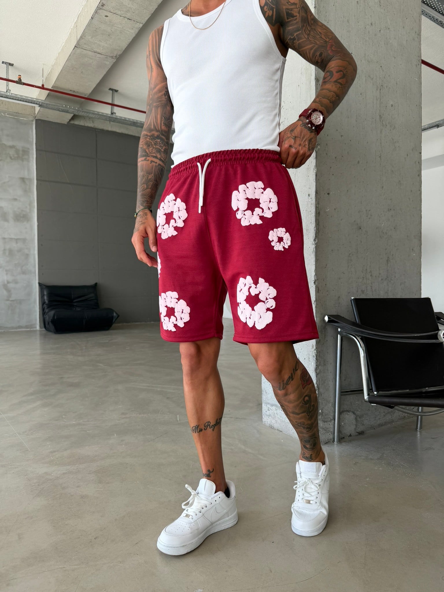 Bloom Shorts - Bordo