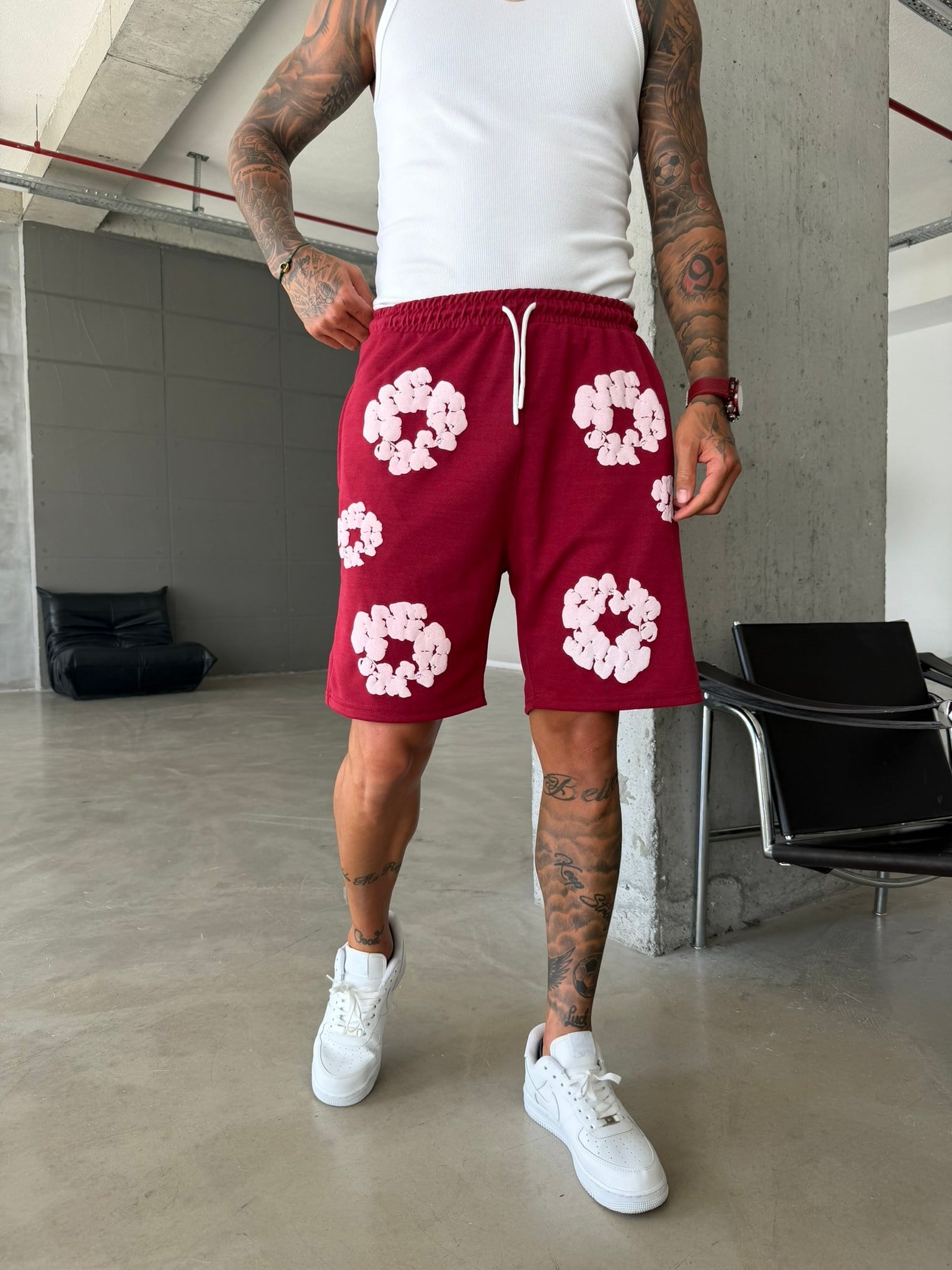 Bloom Shorts - Bordo