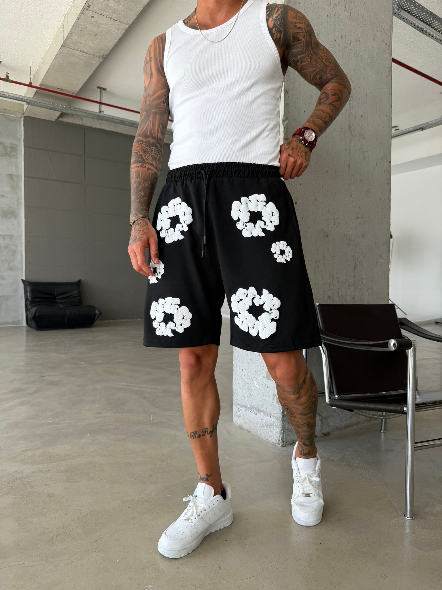 Bloom Shorts - Siyah