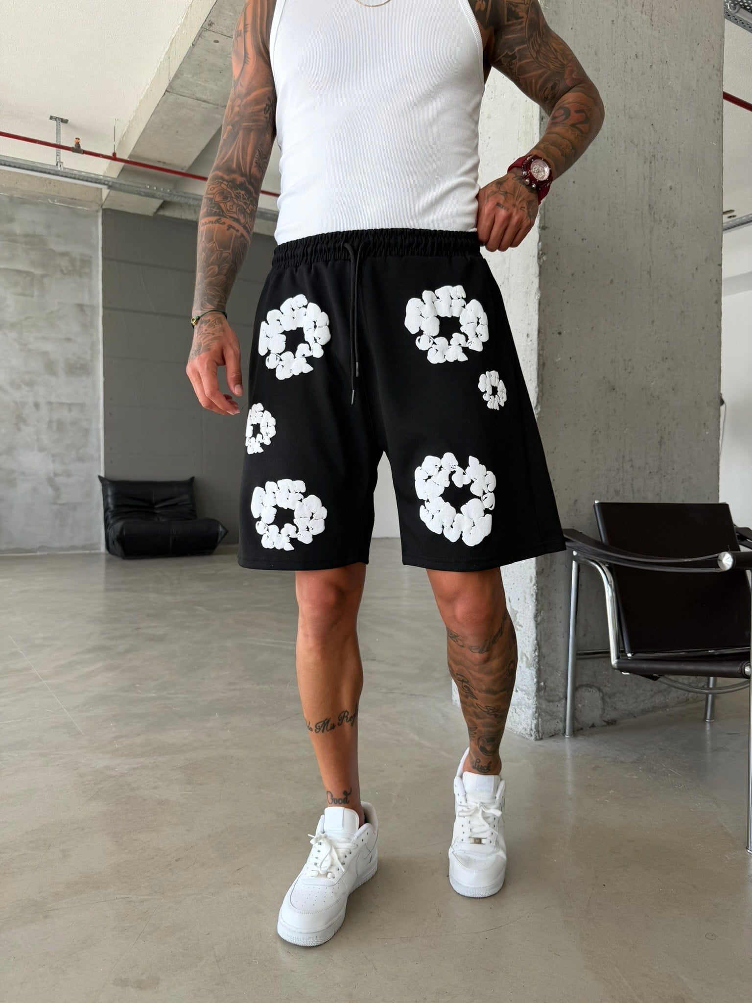Bloom Shorts - Siyah