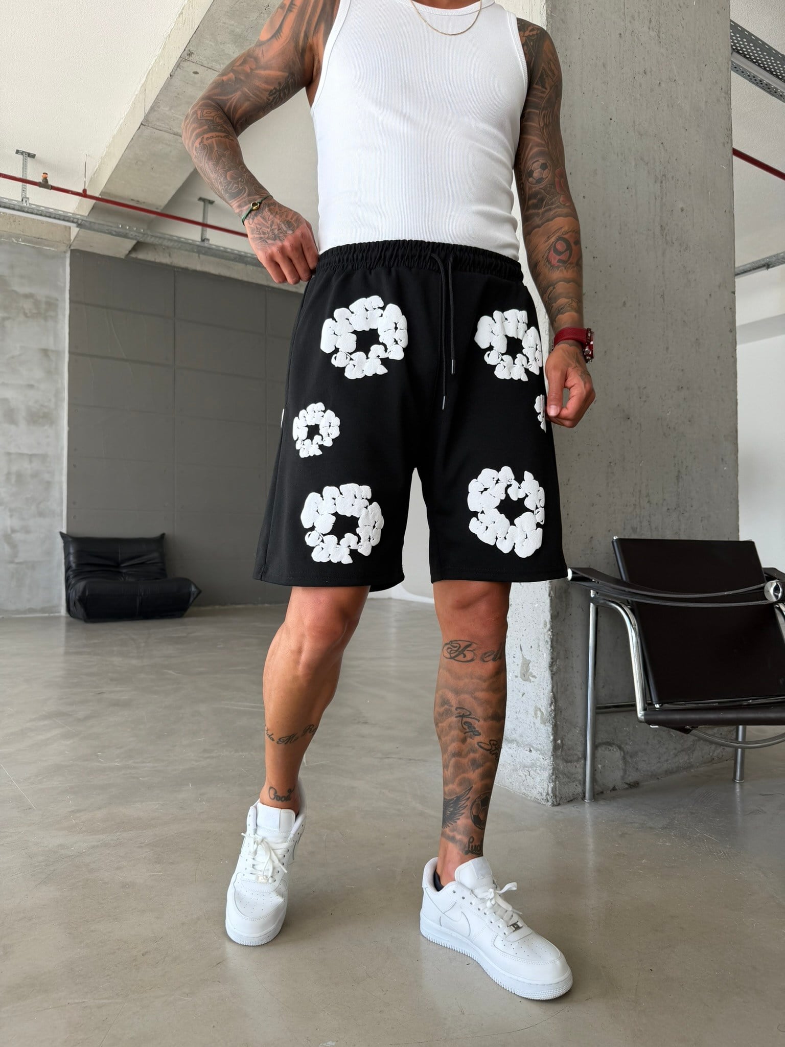 Bloom Shorts - Siyah